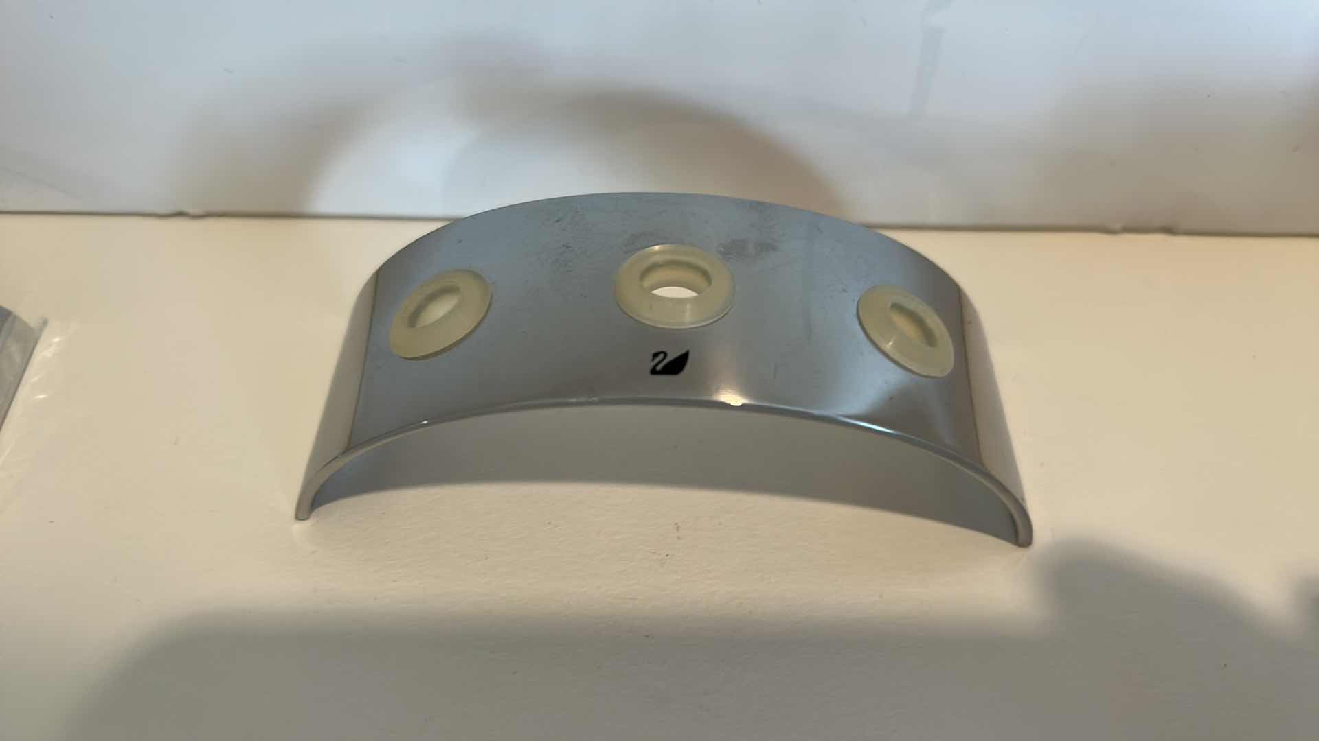 Photo 1 of 2- SWAROVSKI CRYSTAL SILVER FLOWER DISPLAY STANDS