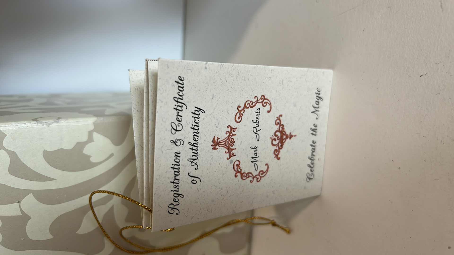 Photo 8 of MARK ROBERTS CELEBRATE THE MAGIC “BOOKWORM FAIRY WITH COA, NUMBERED H15.5”