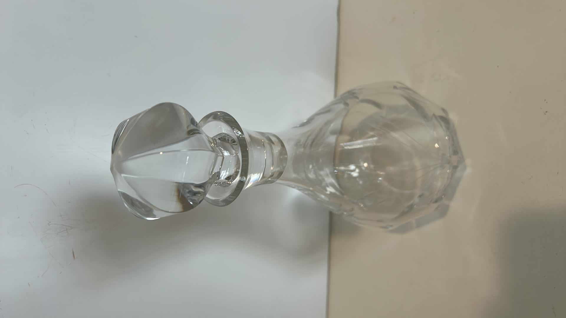Photo 1 of CRYSTAL DECANTER 10.5”