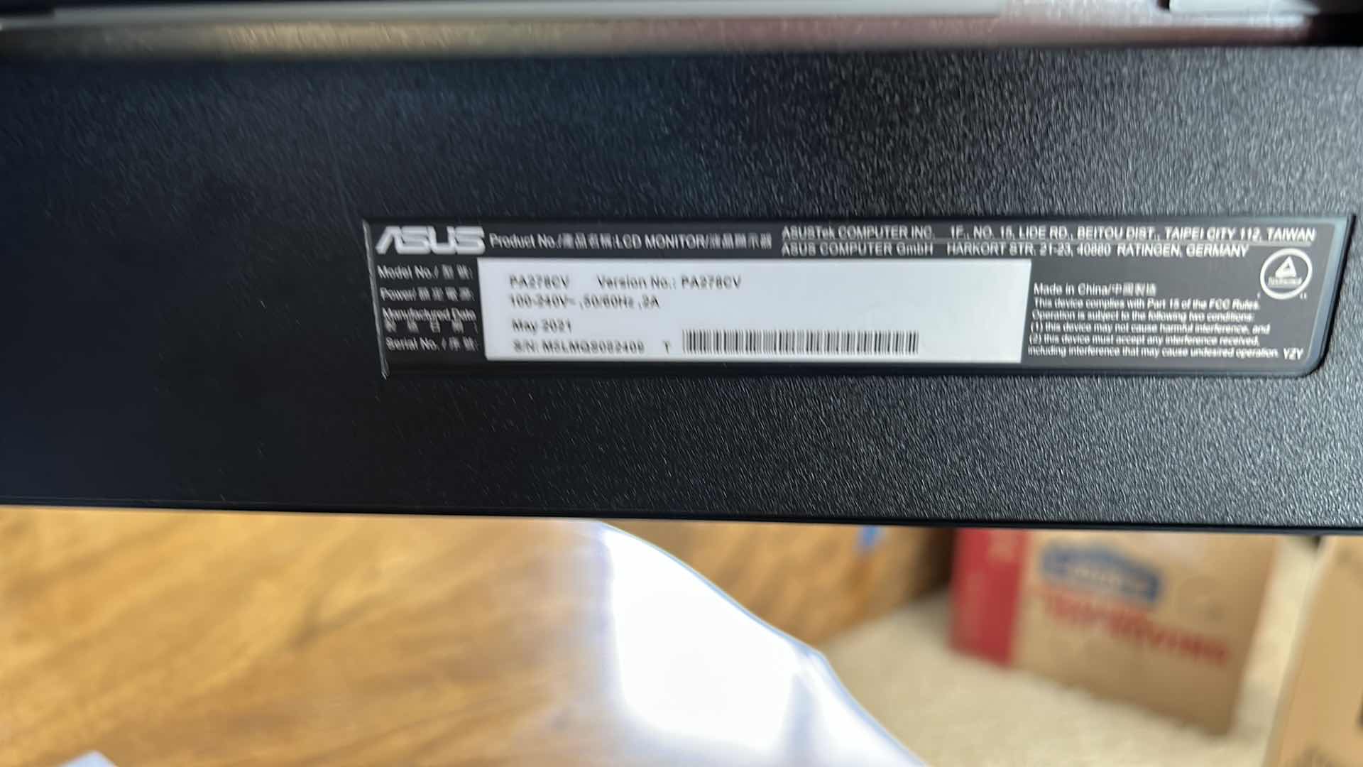 Photo 4 of ASUS PROART DISPLAY PA278CV