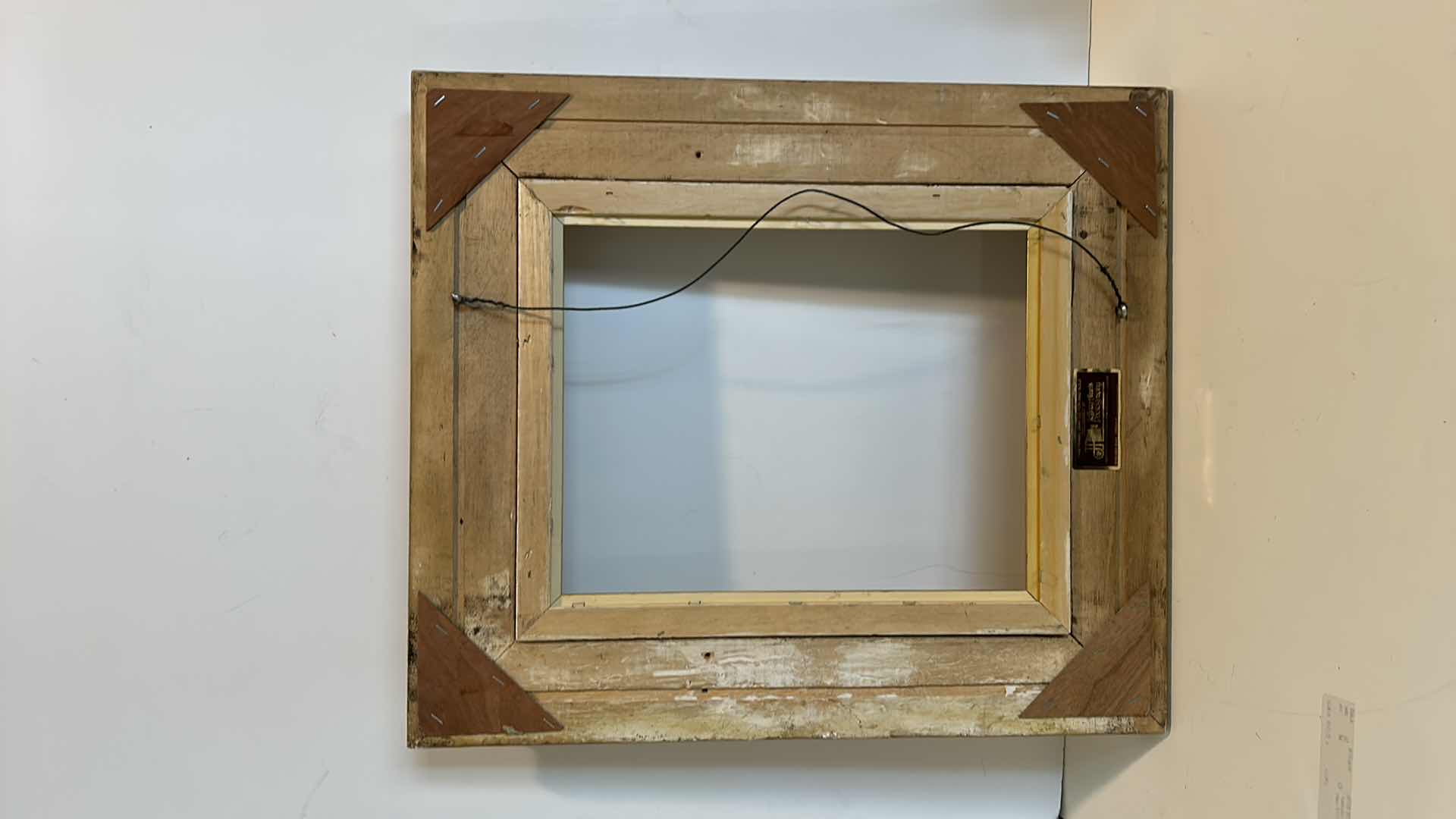 Photo 1 of 2 ORNATE GOLD SOLID WOOD FRAMES 19” x 22 1/2”