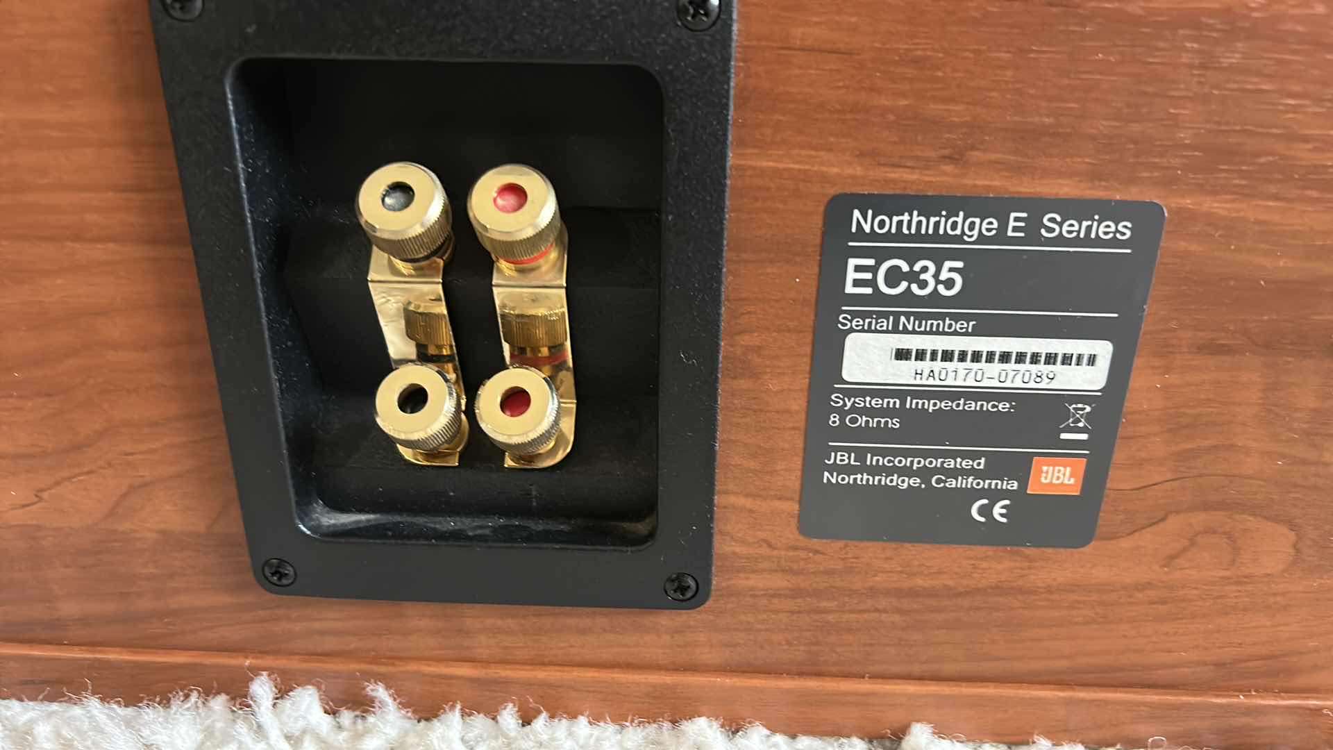 Photo 1 of 3 JBL SPEAKERS - 2 NORTHRIDGE E SERIES E20 & 1 EC35