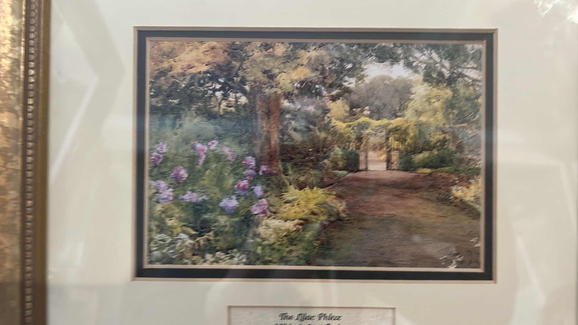 Photo 1 of “THE LILAC PHLAX” BY MILDRED ANNE BUTLER SIGNED ARTWORK, FRAMED 12 3/4” x 11”