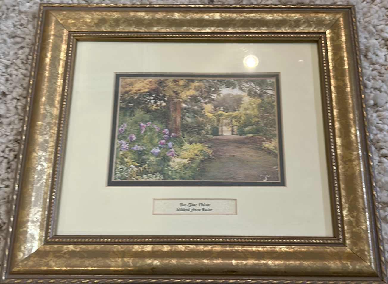 Photo 1 of “THE LILAC PHLAX” BY MILDRED ANNE BUTLER SIGNED ARTWORK, FRAMED 12 3/4” x 11”