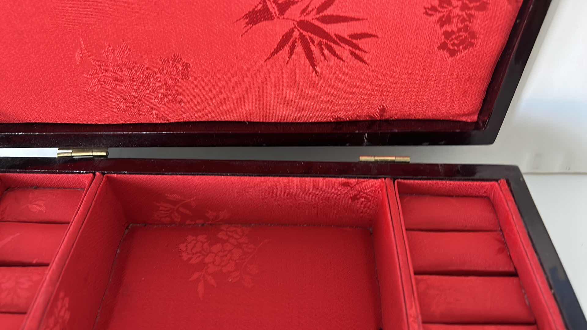 Photo 1 of JEWELRY BOX AND 4 TIMEX WATCHES + 2 PINS & MORE