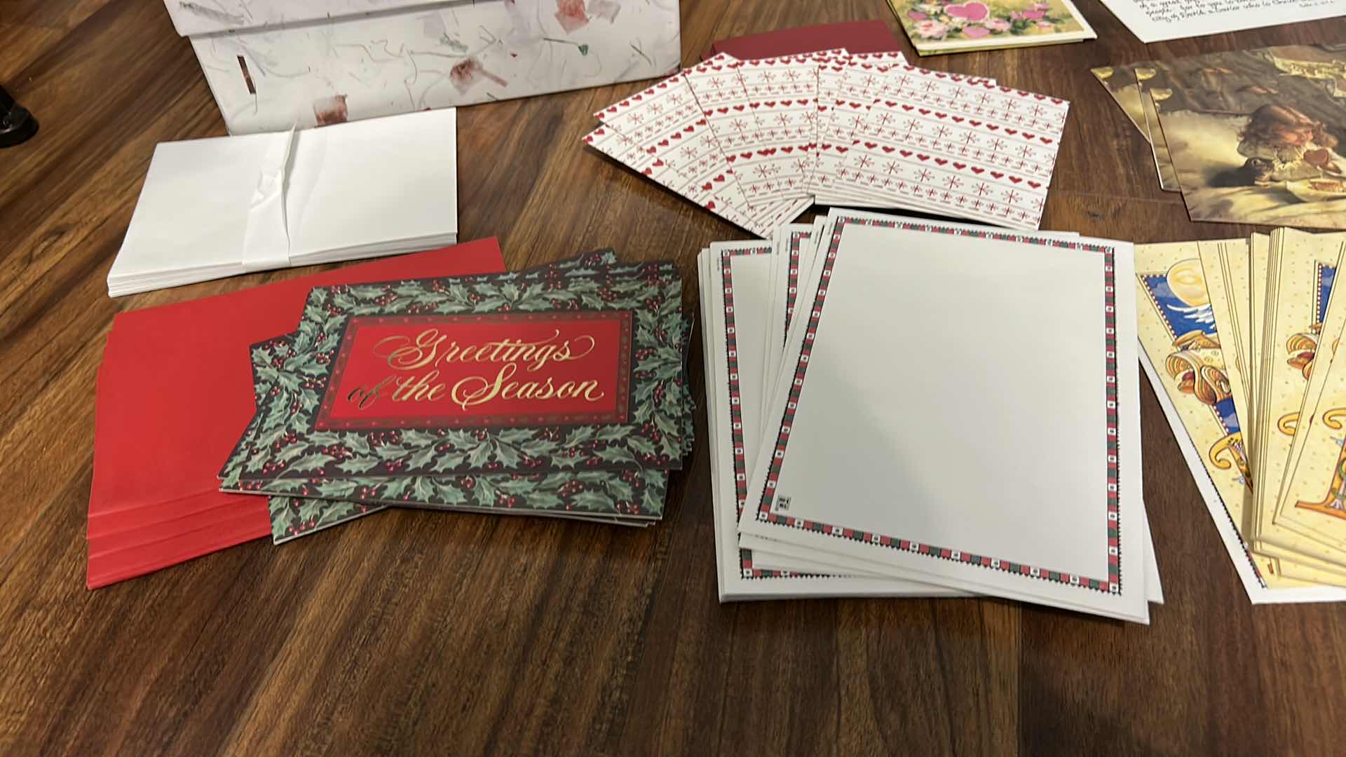 Photo 1 of CARD ASSORTMENT AND ENVELOPES WITH STORAGE BOX