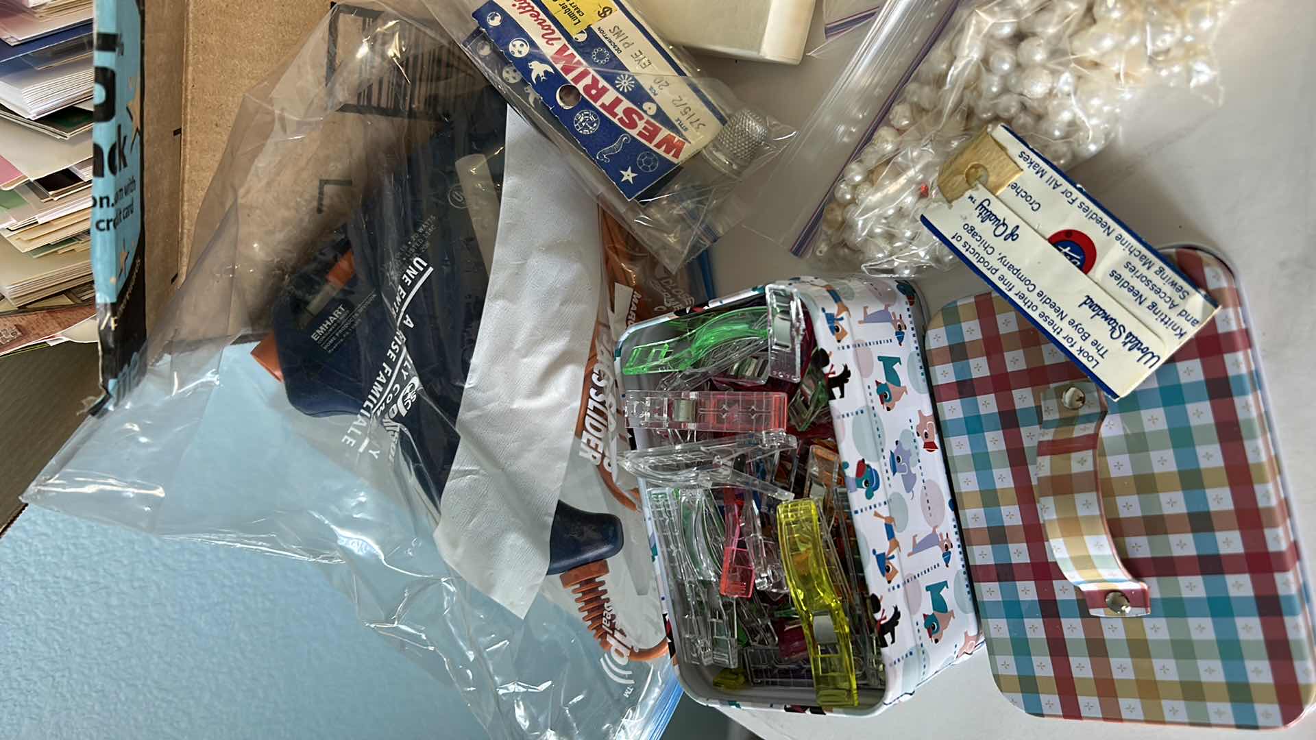 Photo 1 of CRAFTING AND JEWELRY MAKING ASSORTMENT PLUS GREETING CARDS