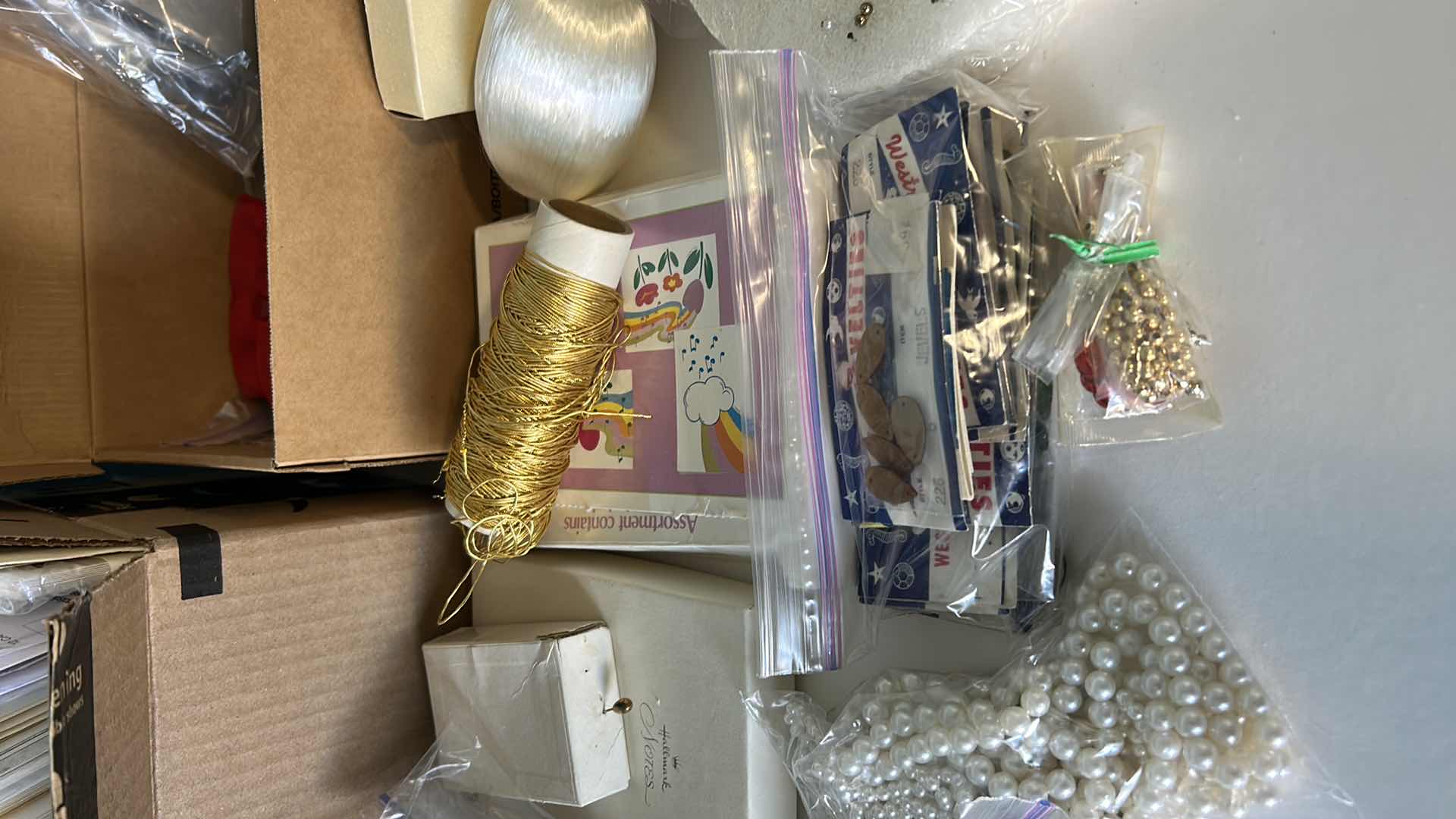 Photo 4 of CRAFTING AND JEWELRY MAKING ASSORTMENT PLUS GREETING CARDS