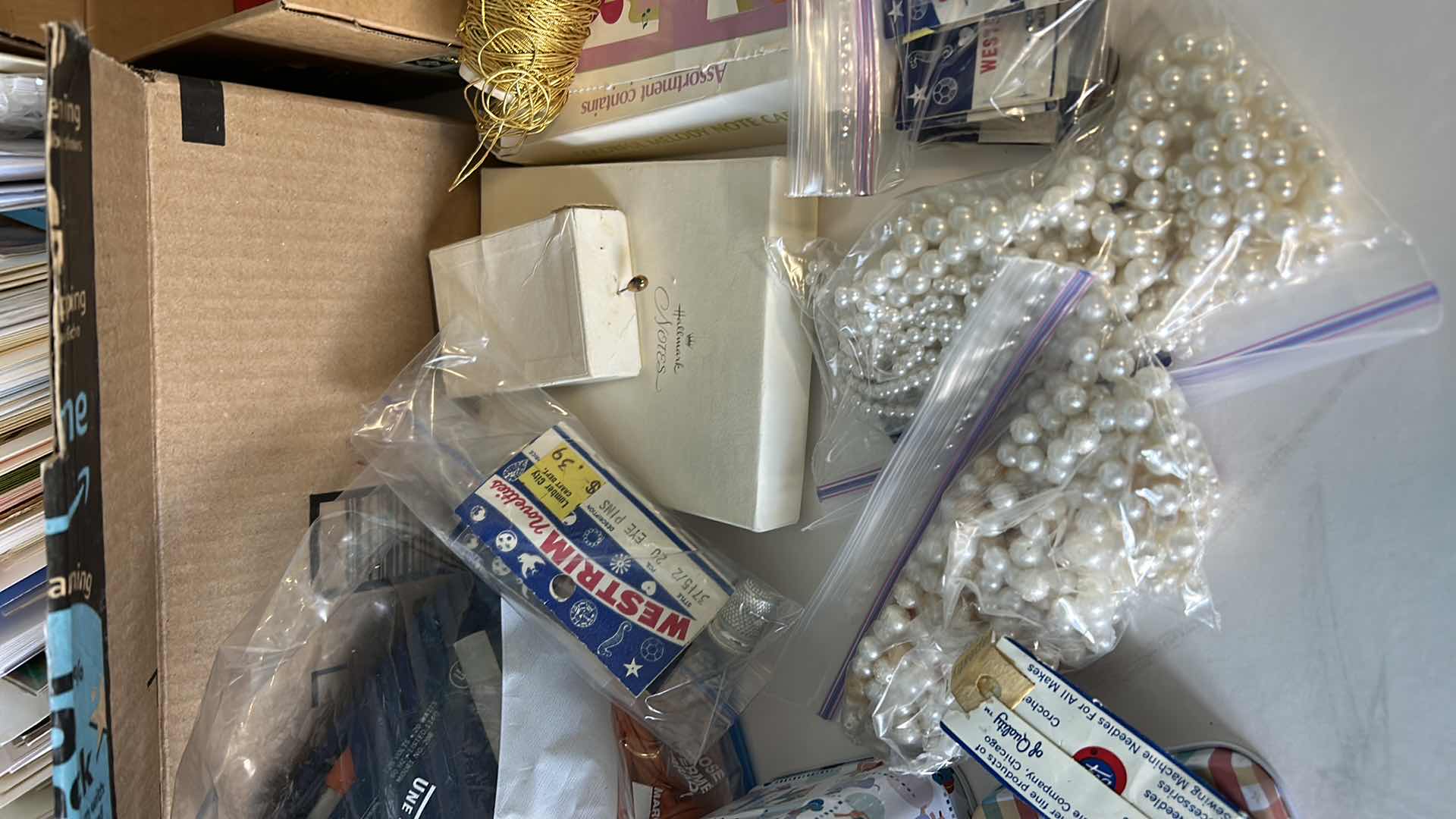 Photo 3 of CRAFTING AND JEWELRY MAKING ASSORTMENT PLUS GREETING CARDS