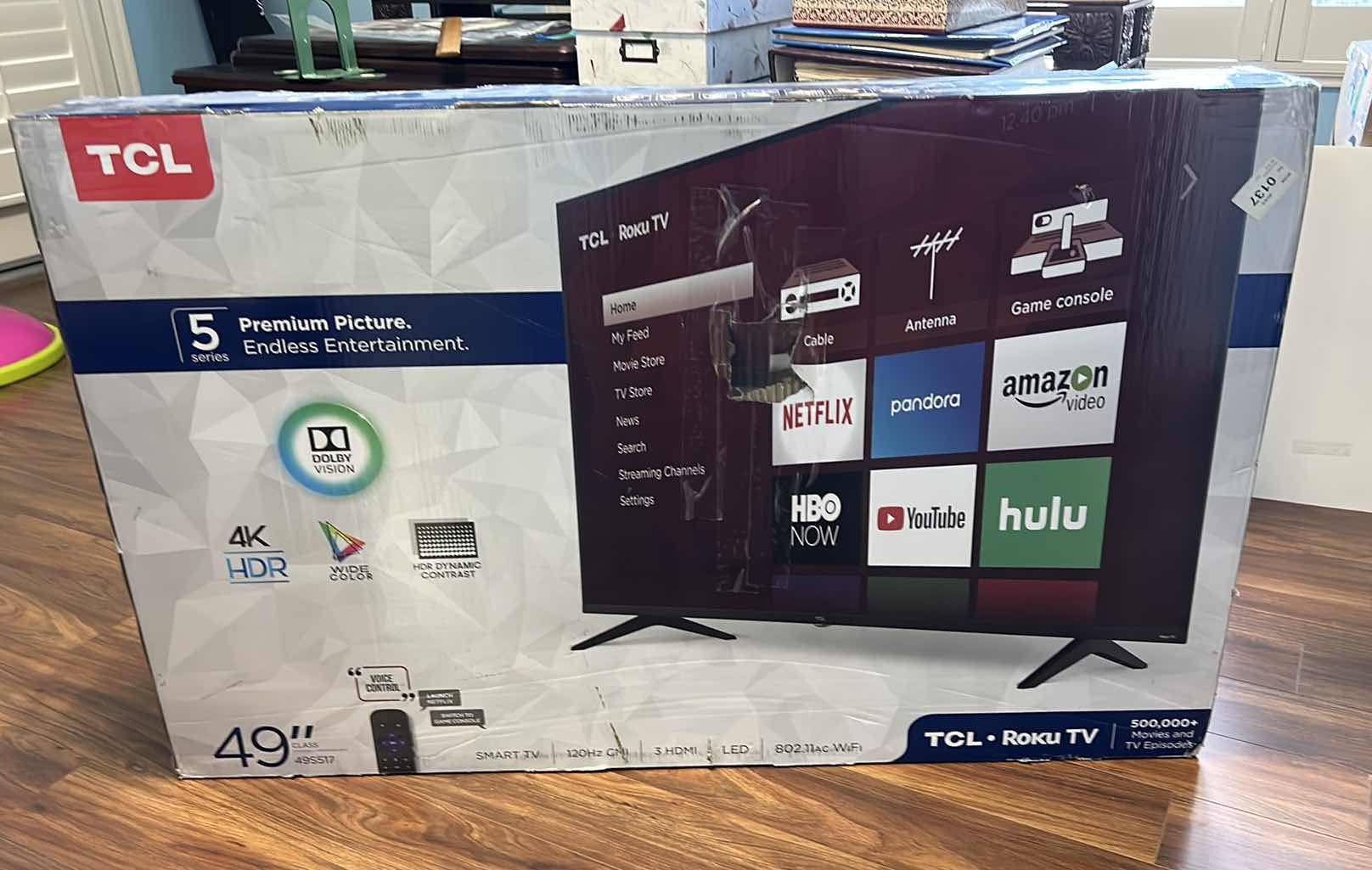 Photo 1 of 49” TCL ROKU TV