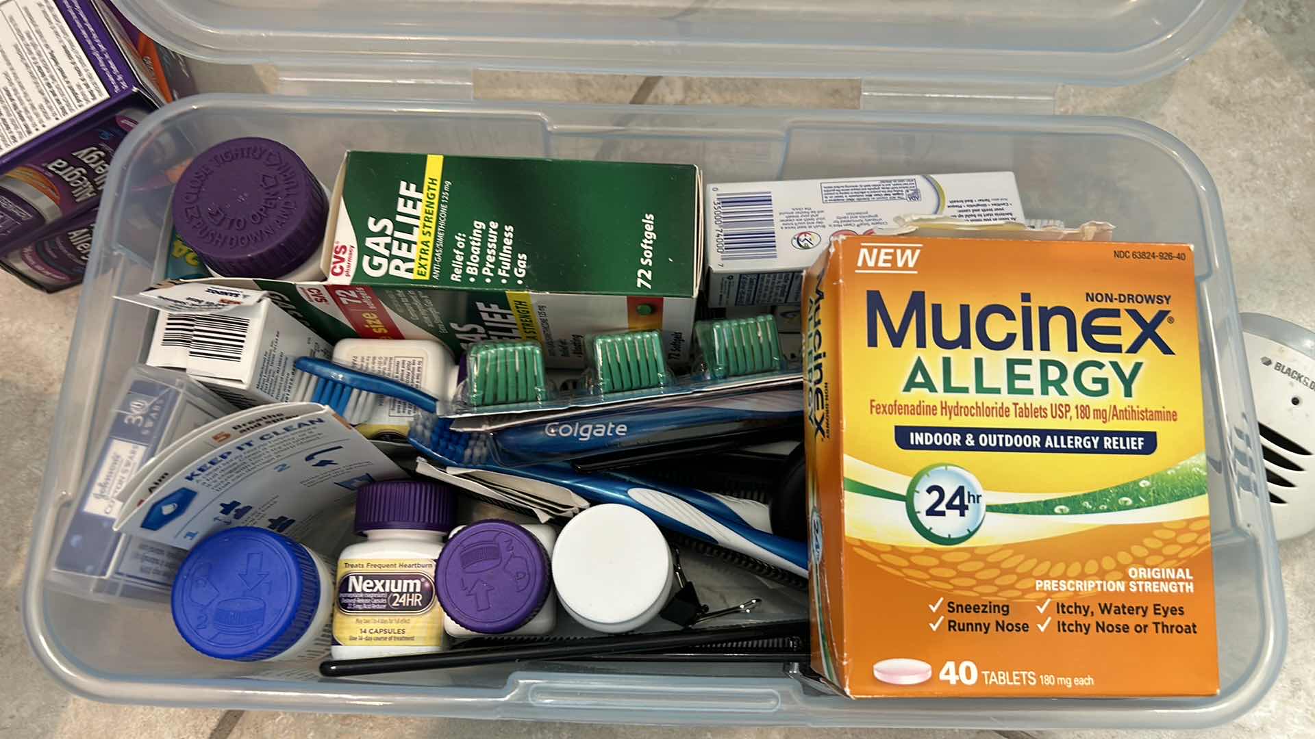 Photo 1 of CONTENTS OF BATHROOM CABINET