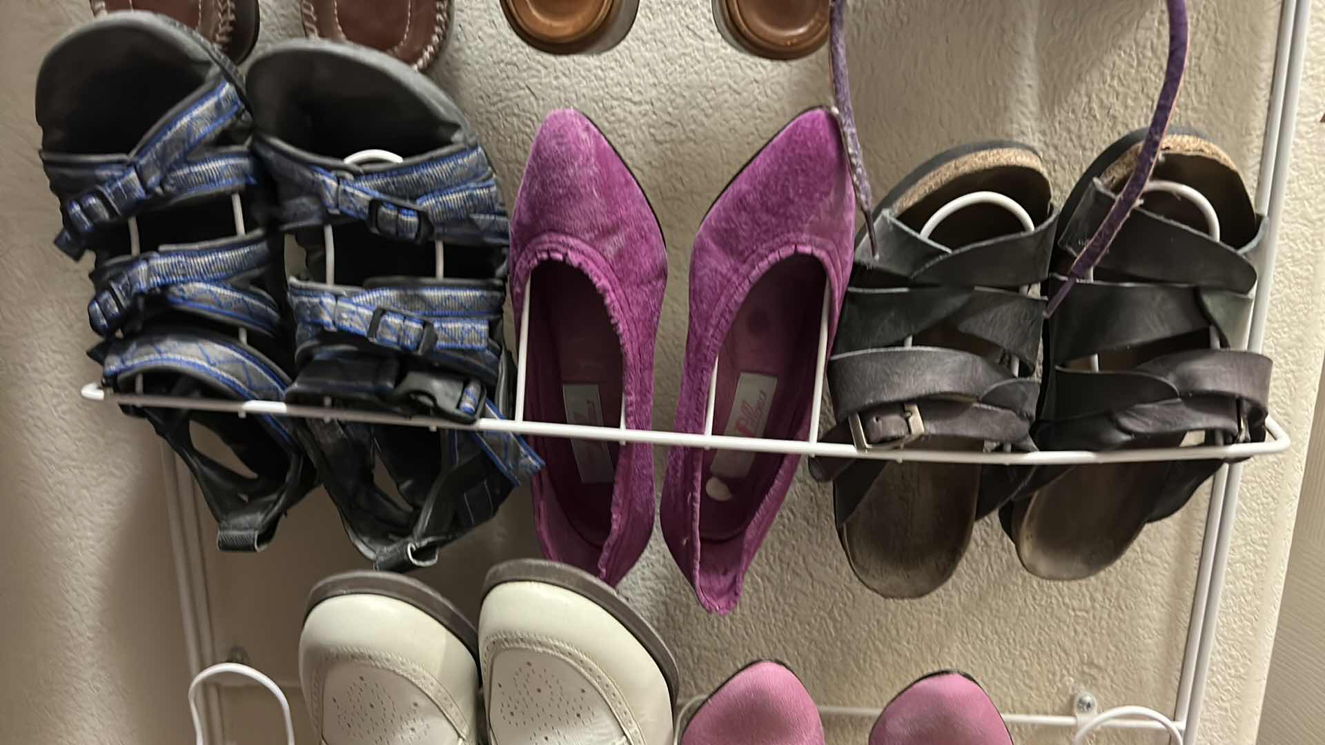 Photo 1 of LADIES SHOES SIZE 5 & 5.5 WITH SHOE RACK