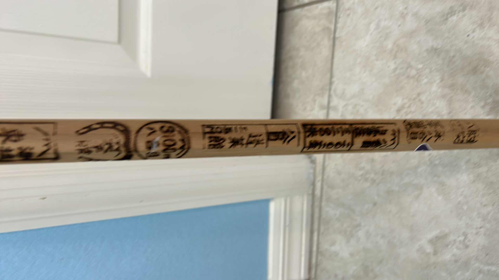 Photo 6 of ENGRAVED JAPANESE POLE 59” WITH AMERICAN FLAG