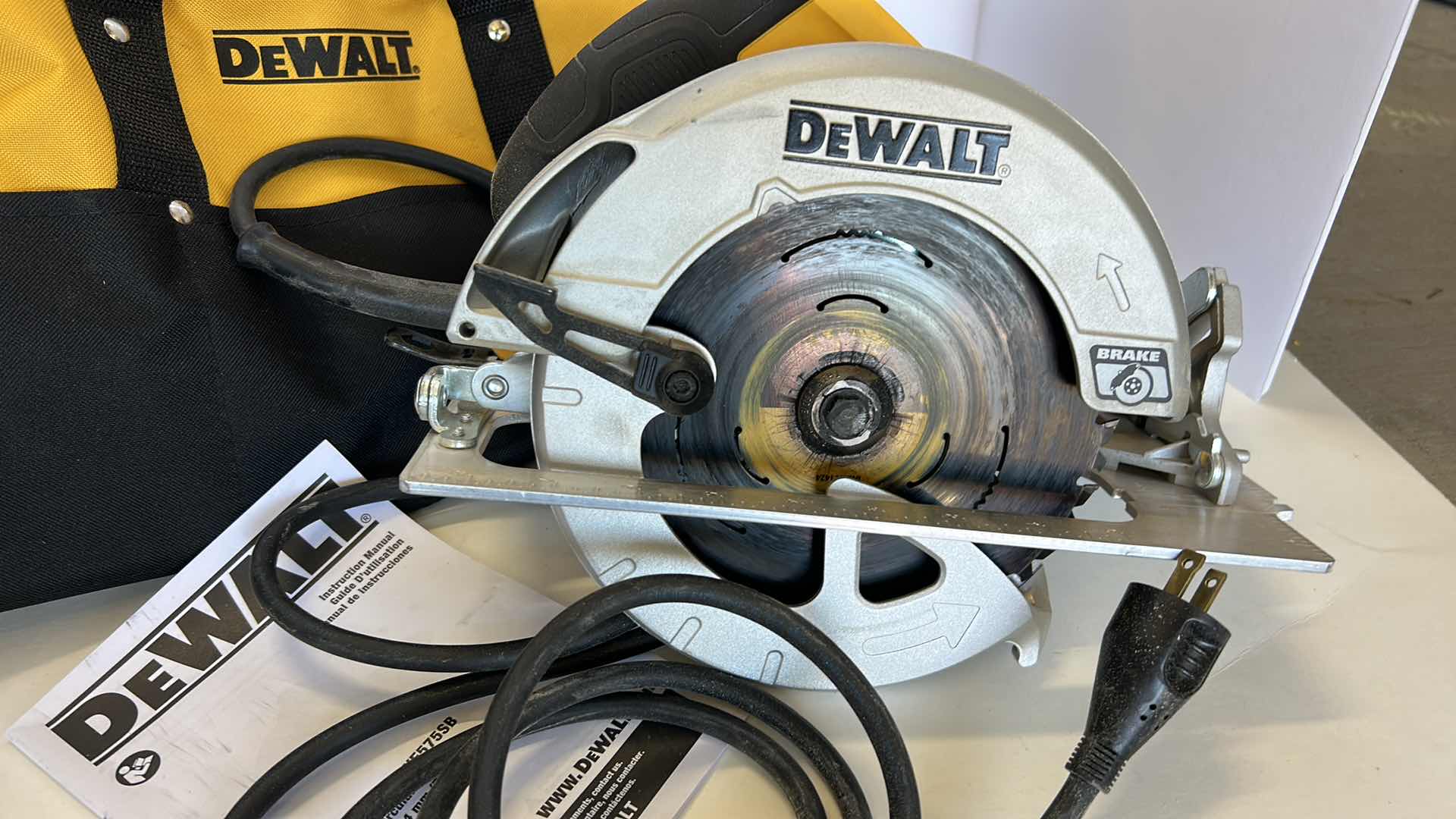 Photo 2 of DEWALT 7 1/4” CIRCULAR SAW
