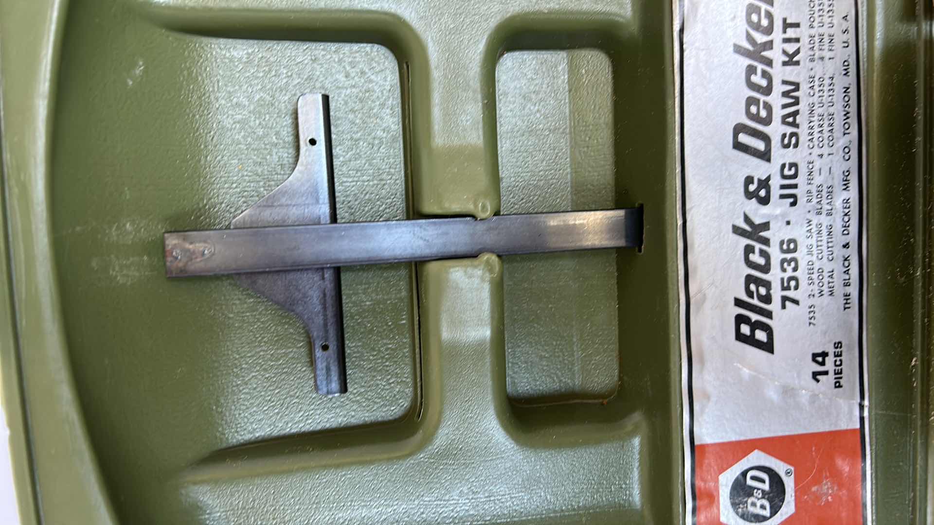 Photo 1 of BLACK AND DECKER JIG SAW KIT