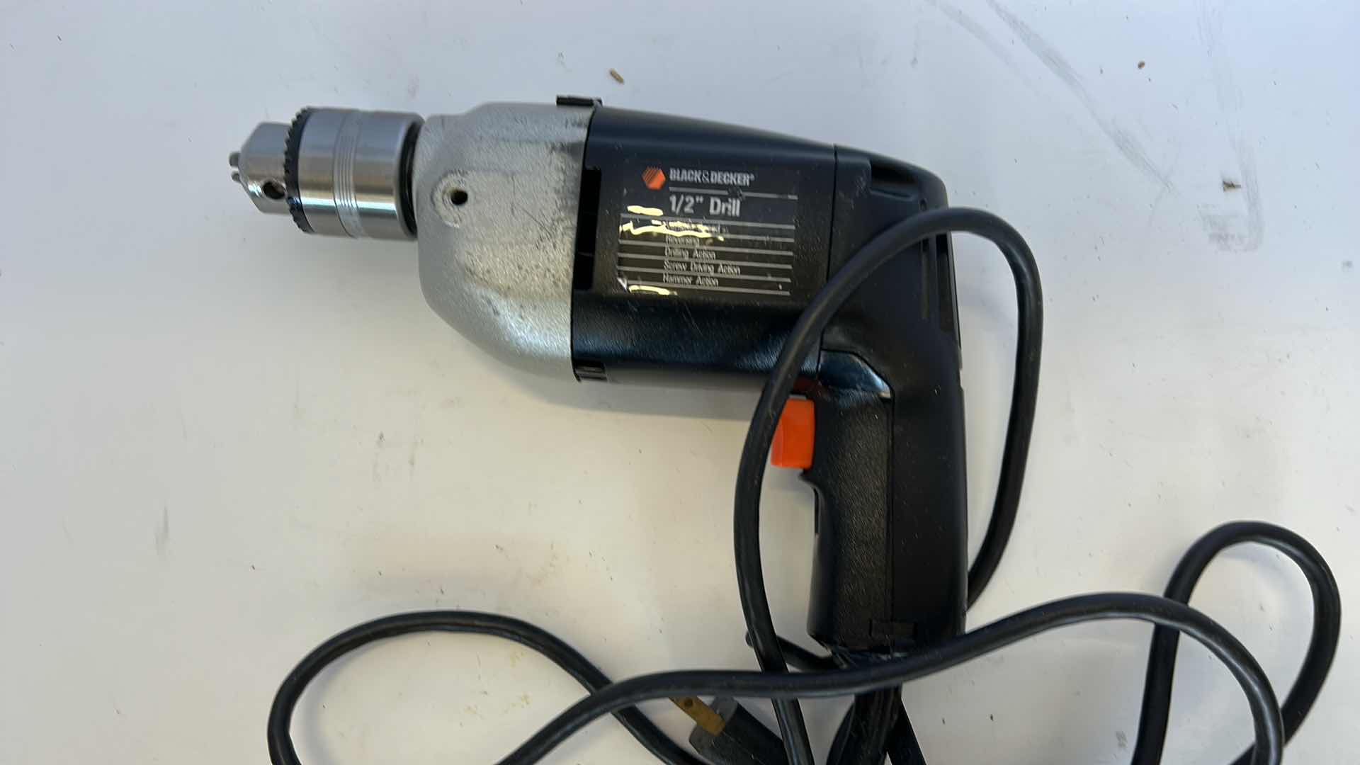 Photo 2 of BLACK AND DECKER 1/2” DRILL