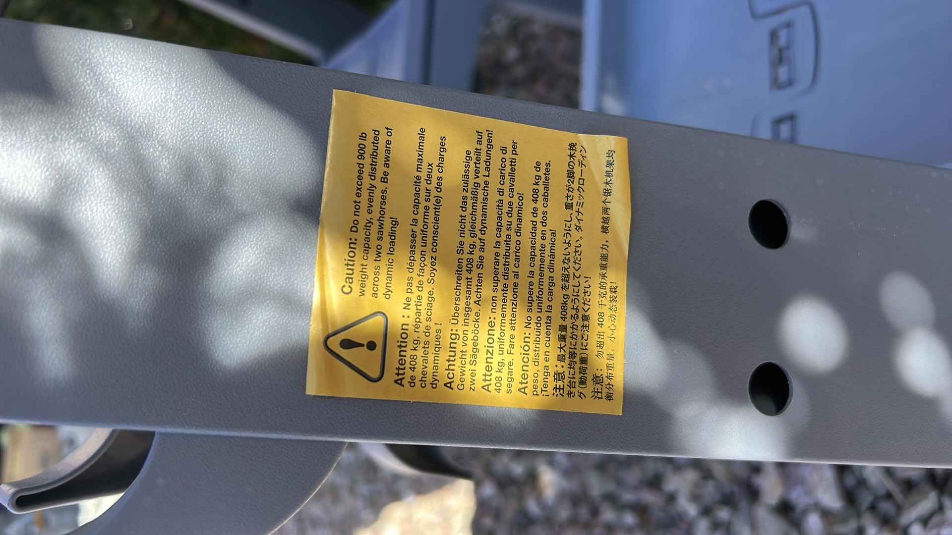 Photo 1 of 2 FOLDING WORK HORSES