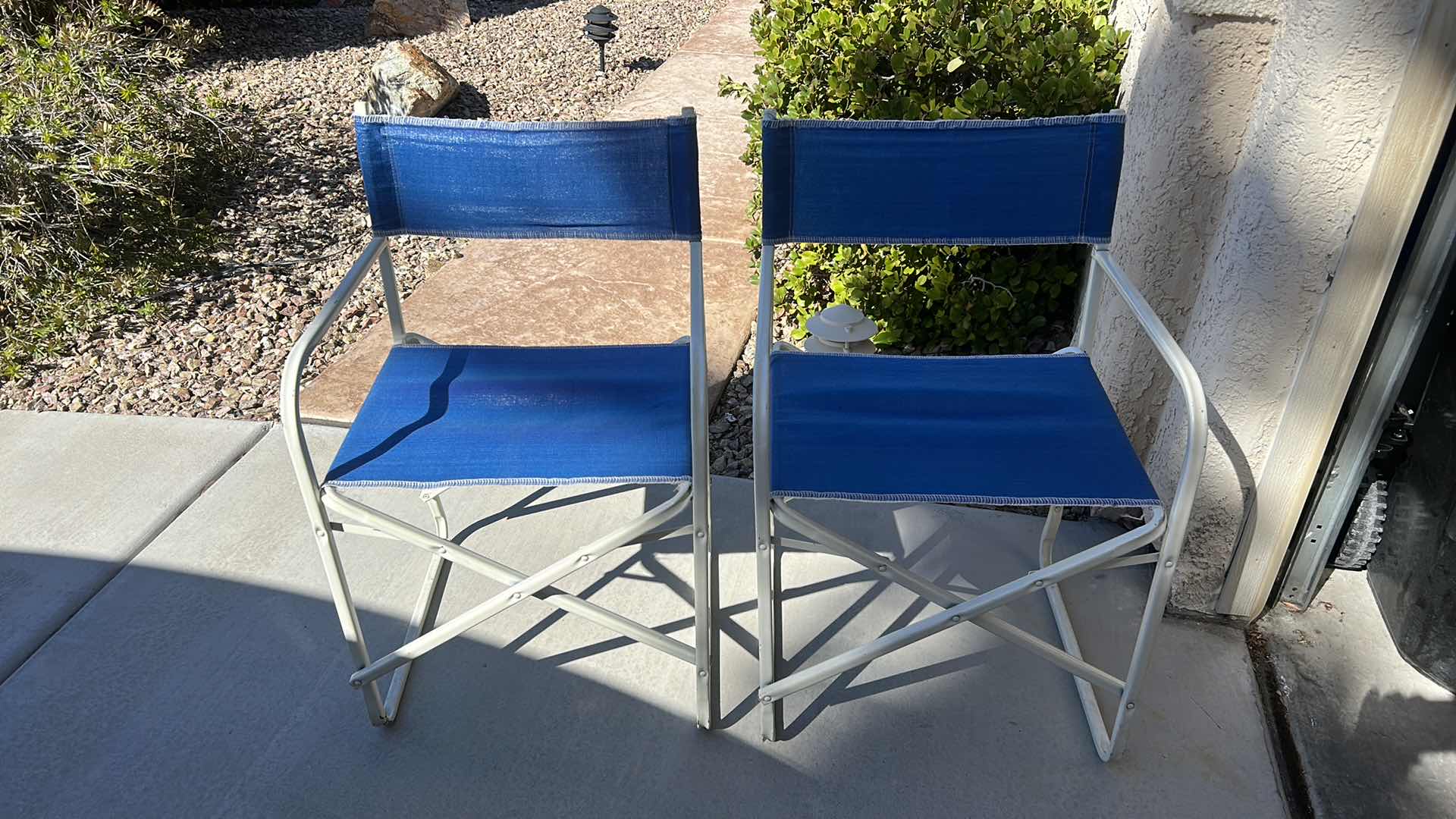 Photo 1 of 2 FOLDING CAMP CHAIRS, SLEEPING BAG AND SUITCASE