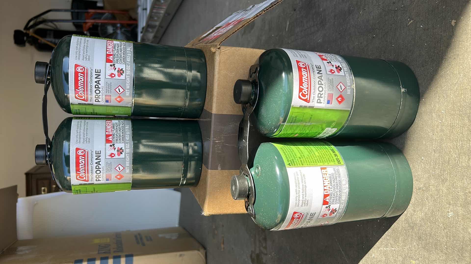 Photo 1 of 4 COLEMAN PROPANE TANKS