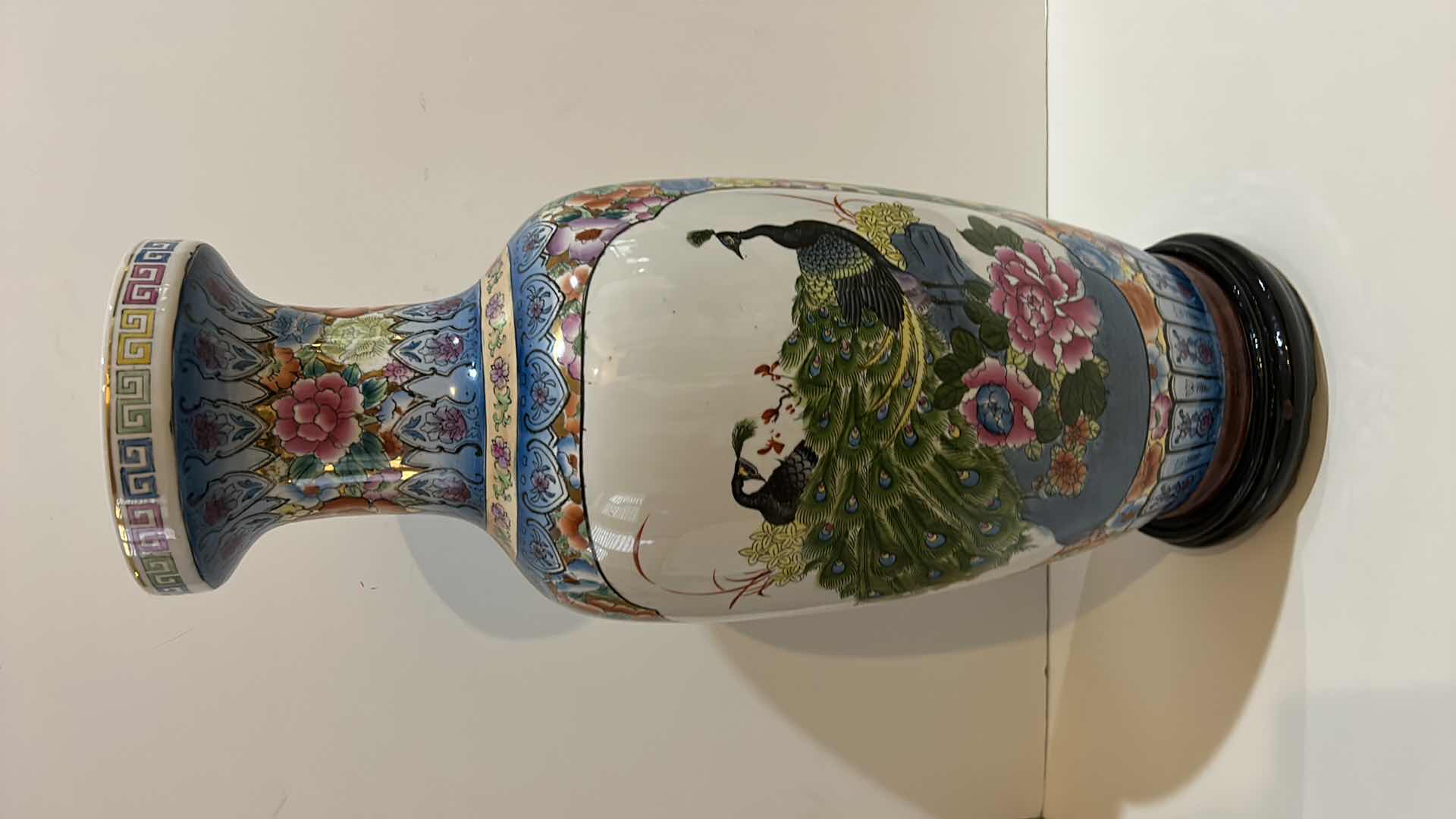 Photo 1 of PORCELAIN VASE WITH STAND H25”