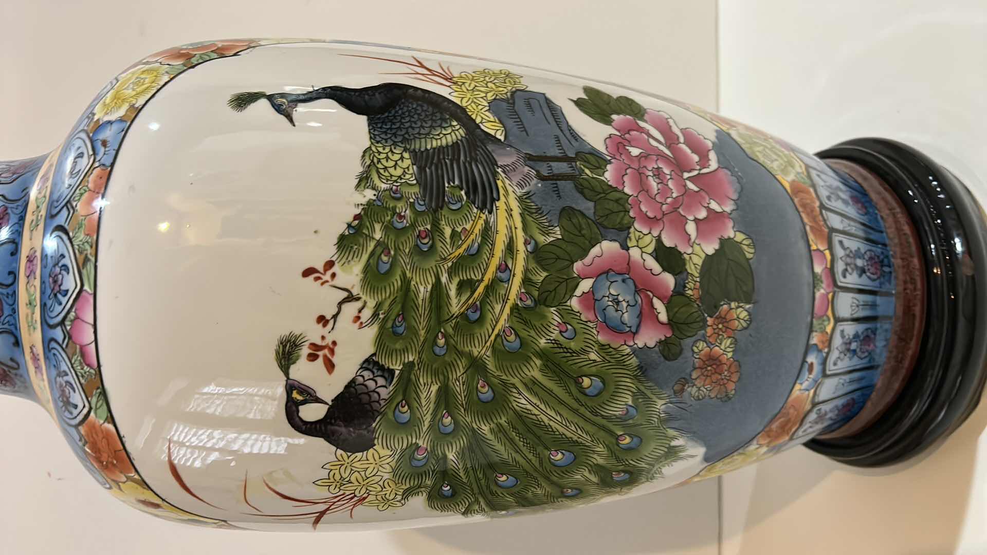 Photo 1 of PORCELAIN VASE WITH STAND H25”