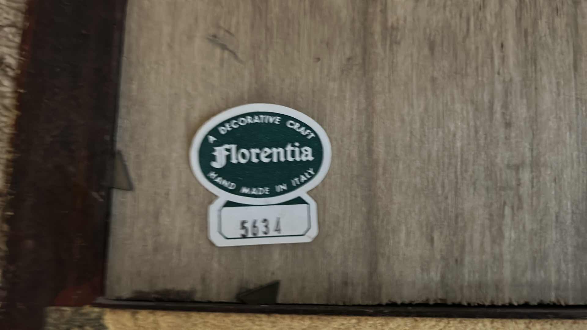 Photo 1 of 3 SIGNED FLORENTIA ORIENTAL ARTWORK PIECES 13” x 16 1/2”