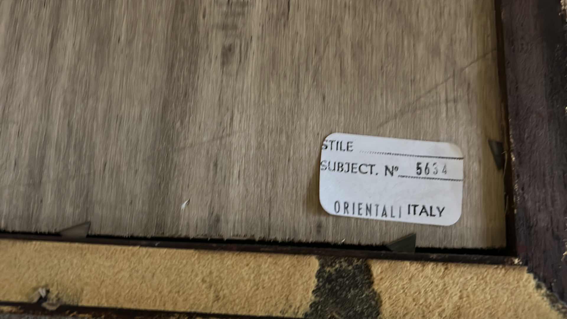 Photo 1 of 3 SIGNED FLORENTIA ORIENTAL ARTWORK PIECES 13” x 16 1/2”