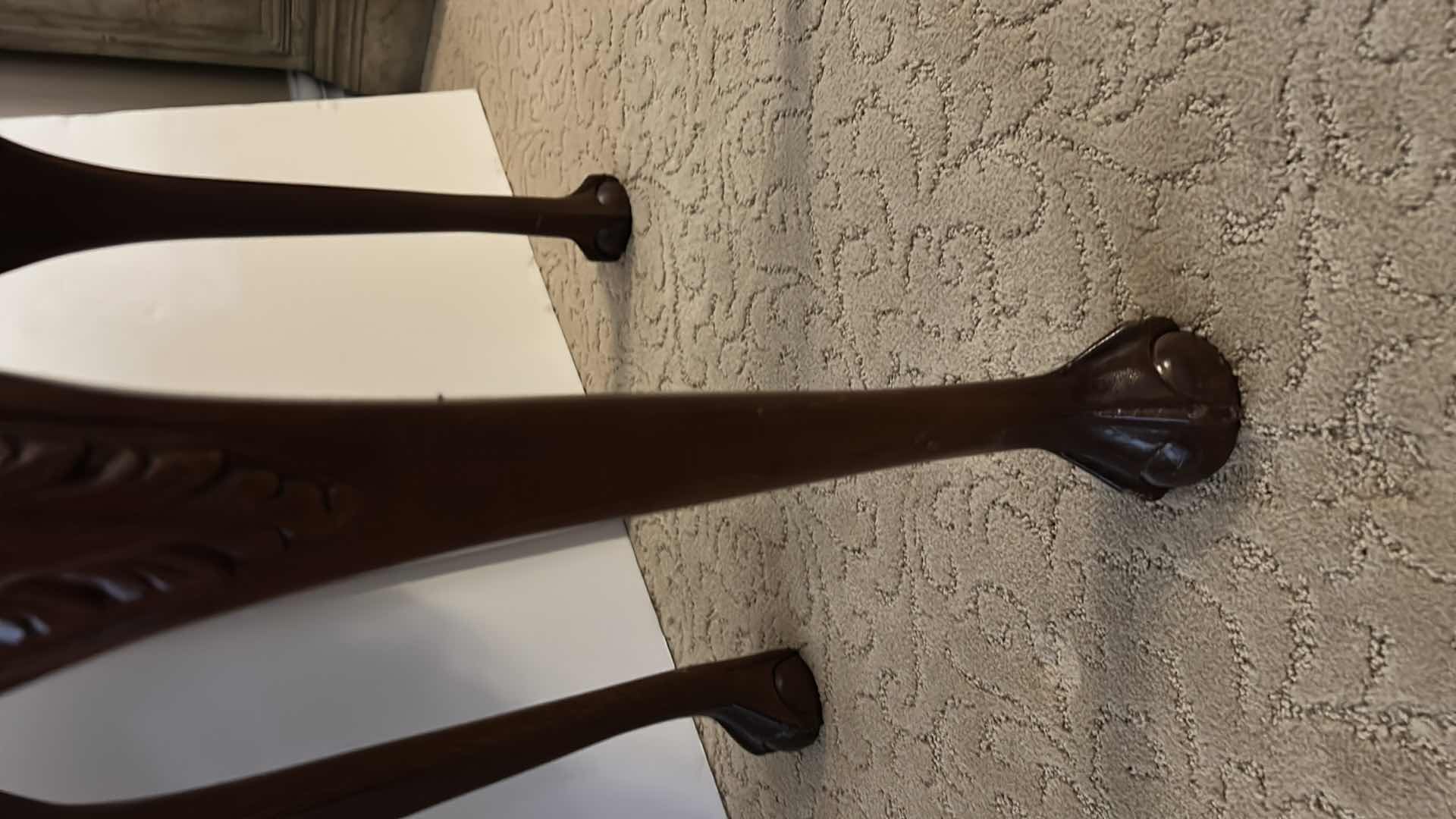 Photo 1 of VINTAGE WOOD TABLE 27 1/2" X 23” x 24 1/2”