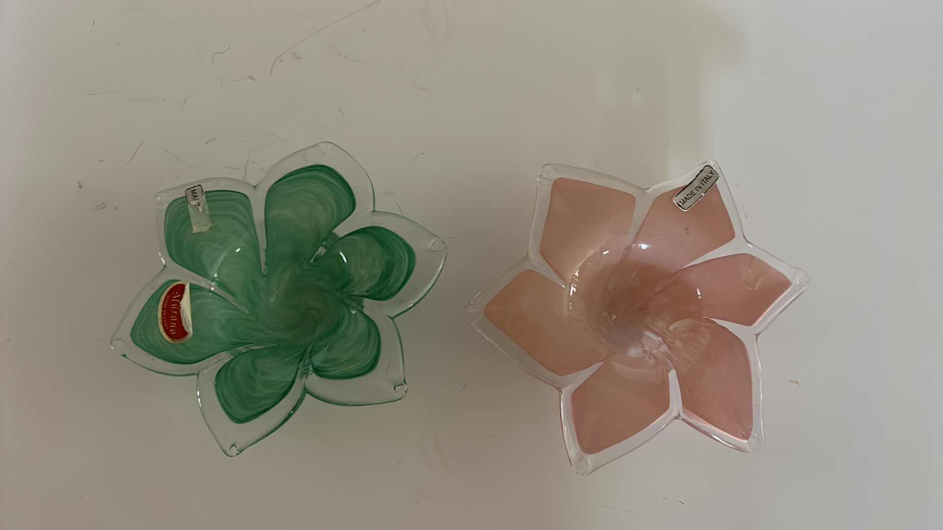 Photo 1 of MURANO BLOWN GLASS FLOWERS