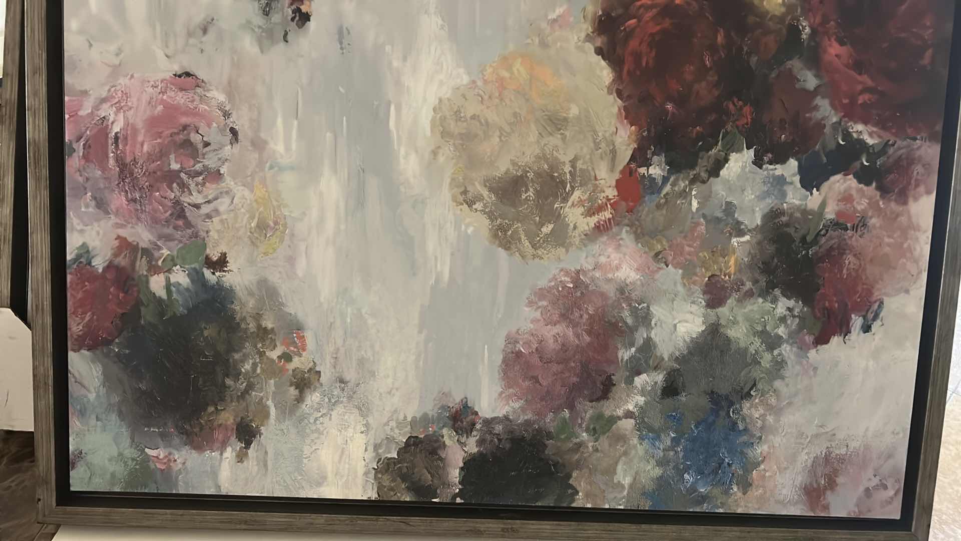 Photo 1 of NEW WALL DECOR- ABSTRACT ROSE ARTWORK 32 1/2“ x 32 1/2“