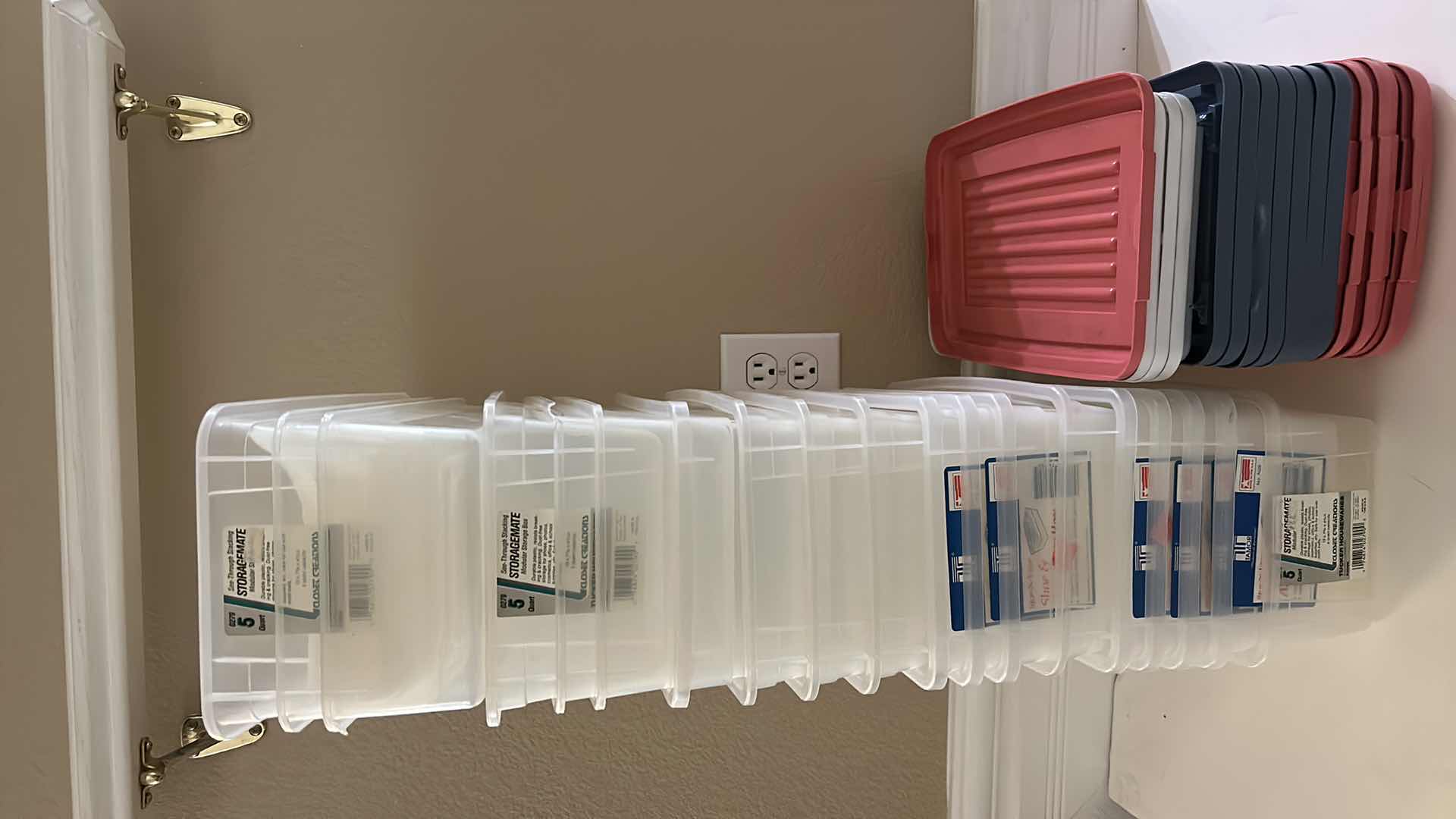 Photo 1 of SHOE SIZE STORAGE CONTAINERS