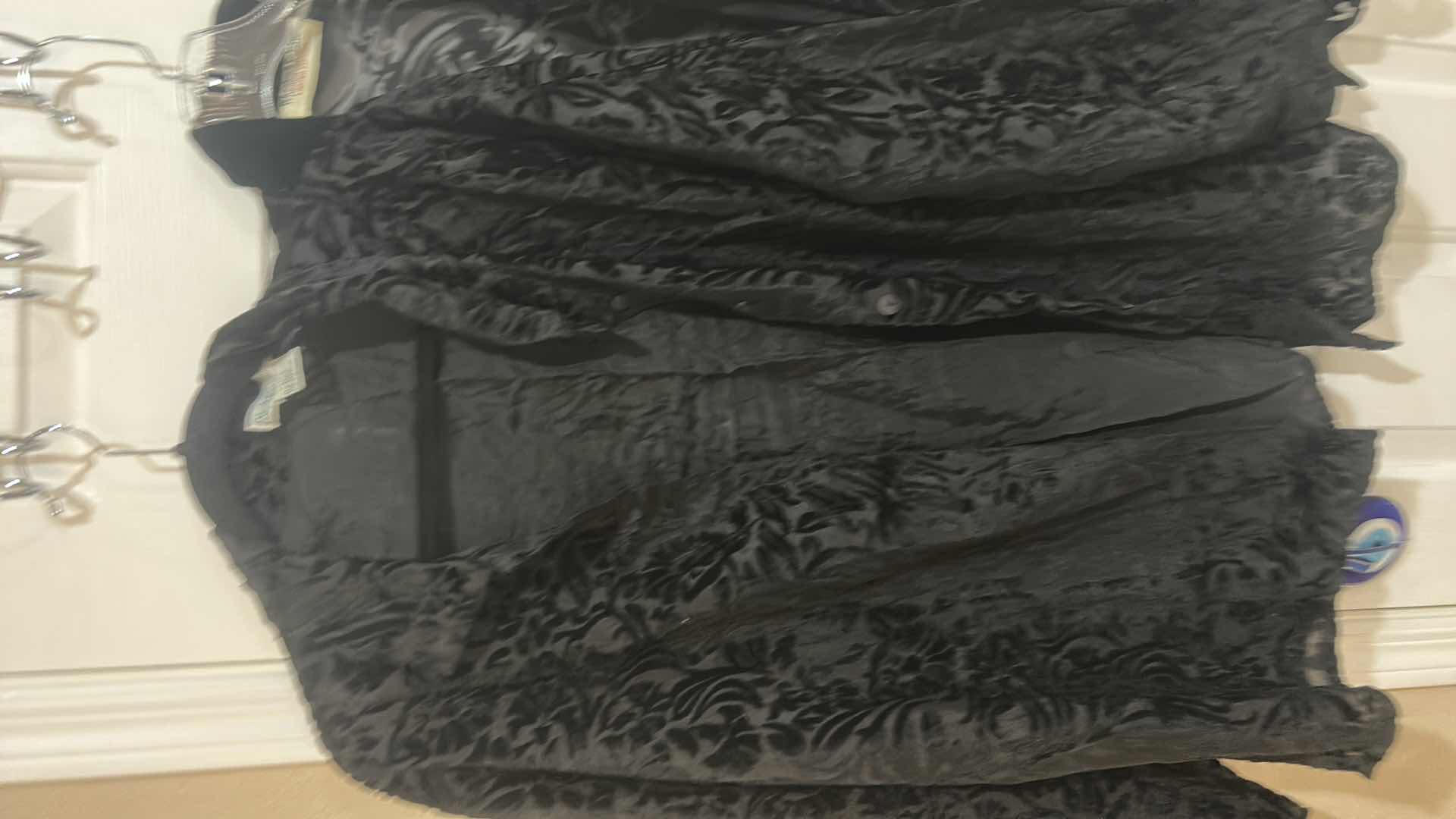 Photo 1 of WOMENSWEAR- 4 BLACK LONG SLEEVE BLOUSES