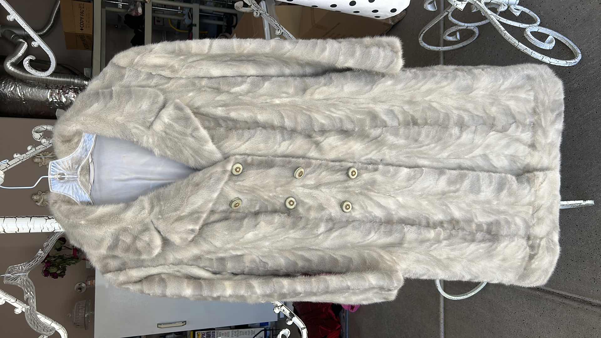 Photo 1 of CUSTOM MINK FUR COAT SIZE S