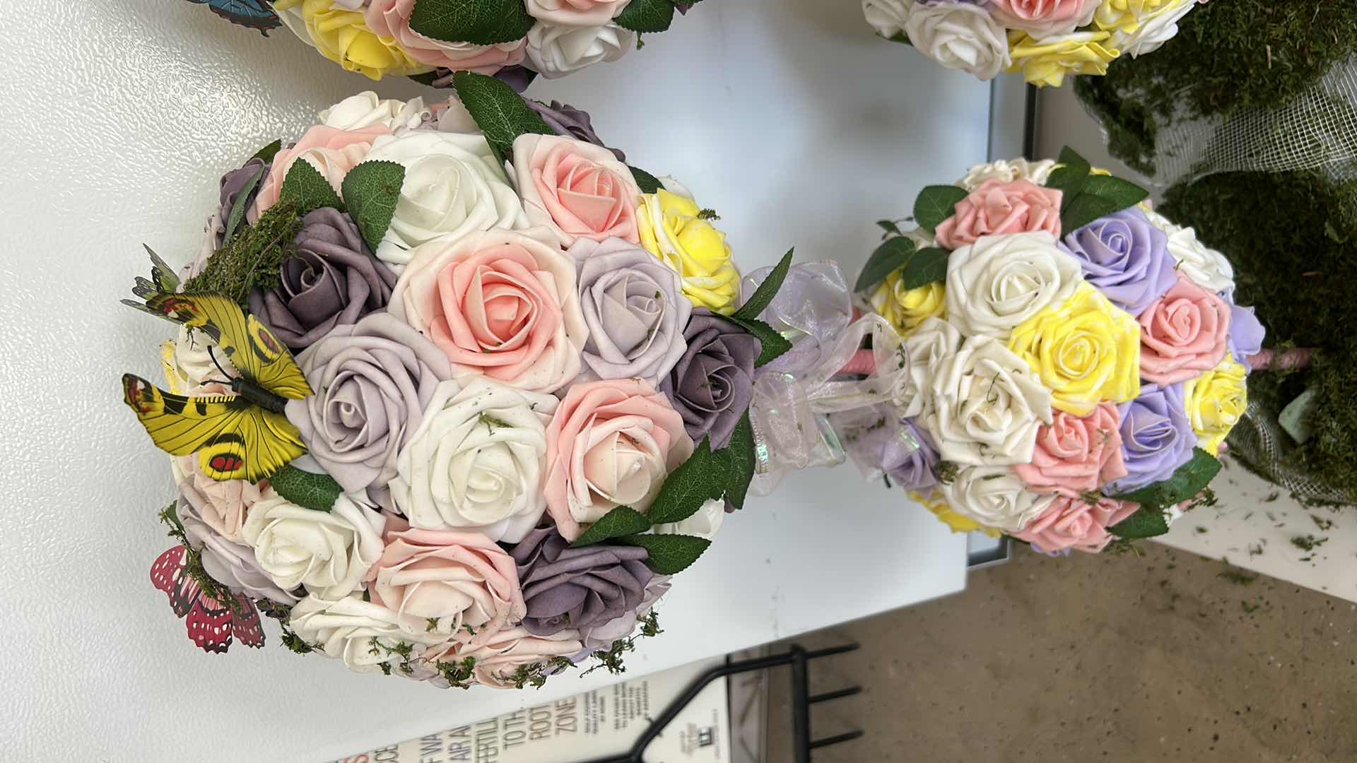 Photo 1 of 2 PASTEL TOPIARIES