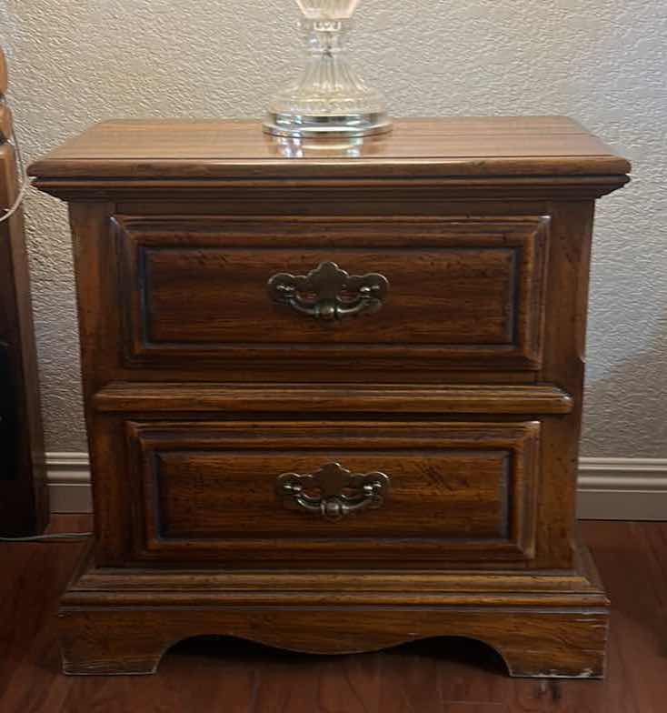 Photo 1 of 2 WOOD NIGHT STANDS 26“ x 15“ x 25“
