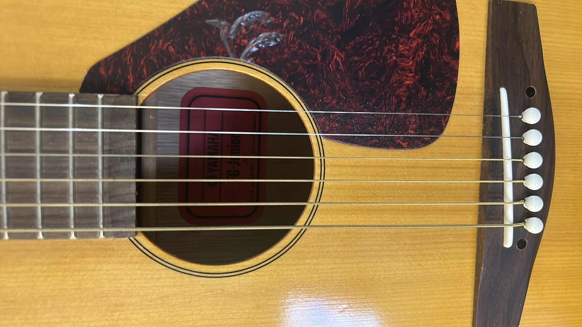 Photo 1 of CHILD SIZE YAMAHA GUITAR, BOOK, GIG BAG AND PICKS