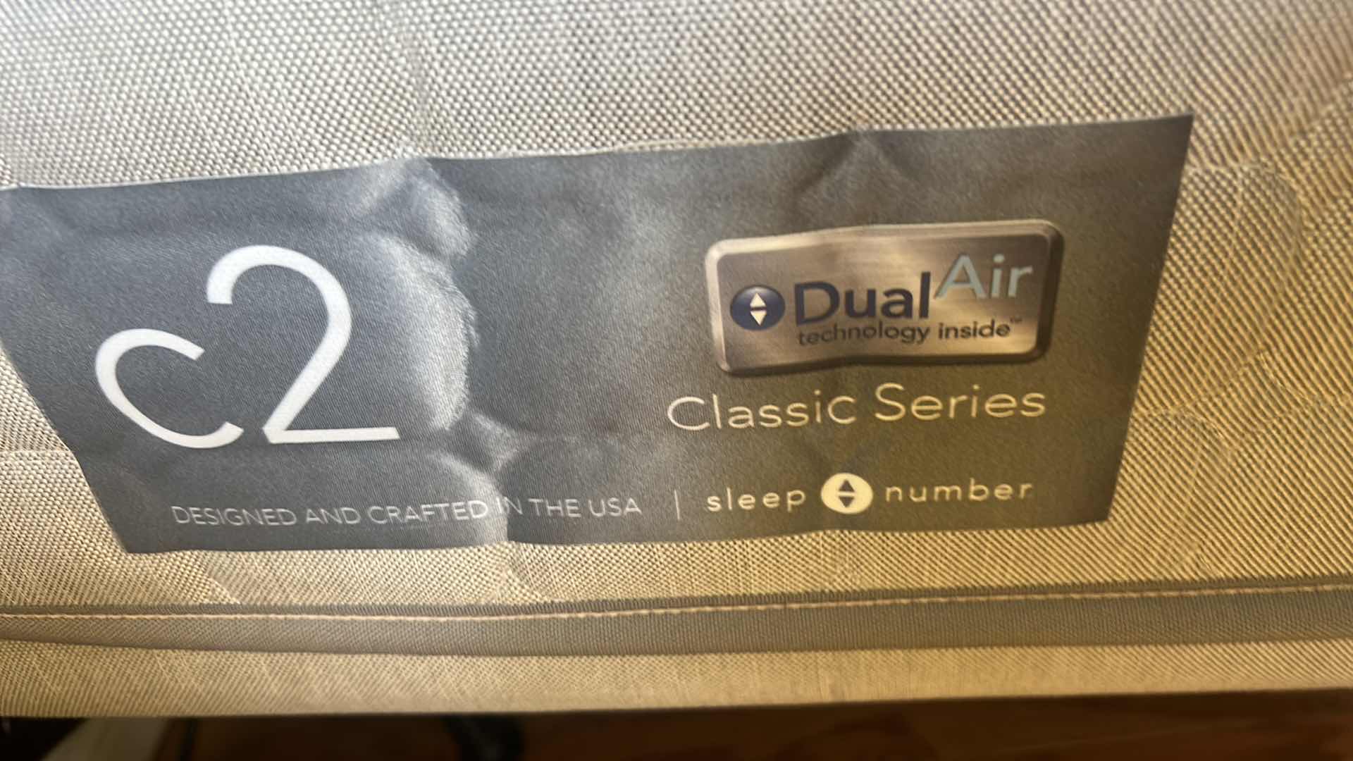 Photo 3 of SLEEP NUMBER C2 DUAL AIR CLASSIC SERIES QUEEN MATTRESS WITH ADJUSTABLE BED FRAME