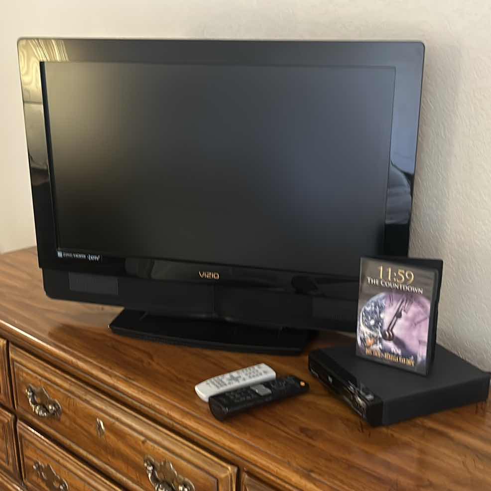 Photo 1 of 31” VIZIO TV, MAGNAVOX DVD PLAYER & and “THE COUNTDOWN” DVD WITH REMOTES