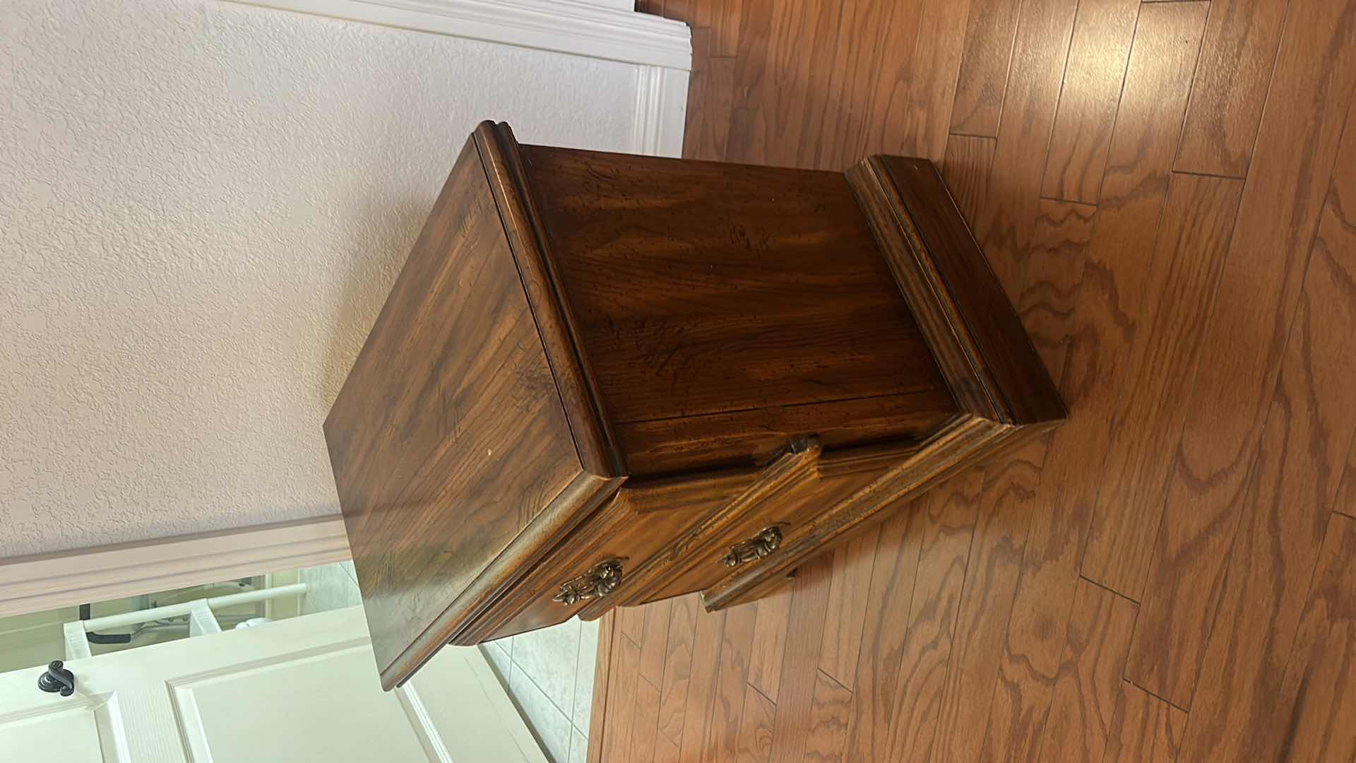 Photo 5 of VINTAGE WOOD NIGHTSTAND 26" X 15" X 25"