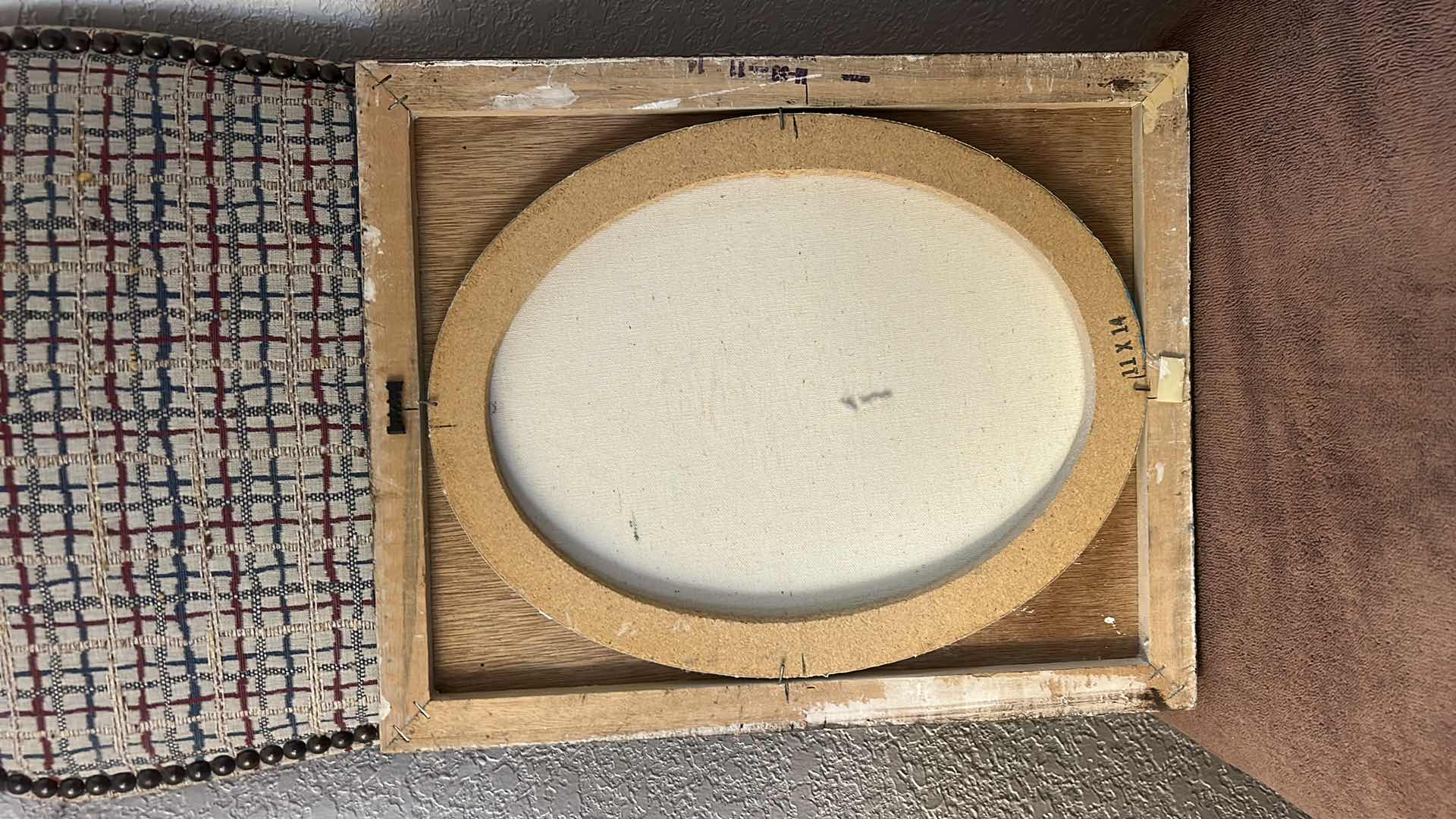 Photo 6 of SIGNED OIL ON CANVAS “WOMAN” FRAMED ARTWORK 13 1/4” x 16 1/4”