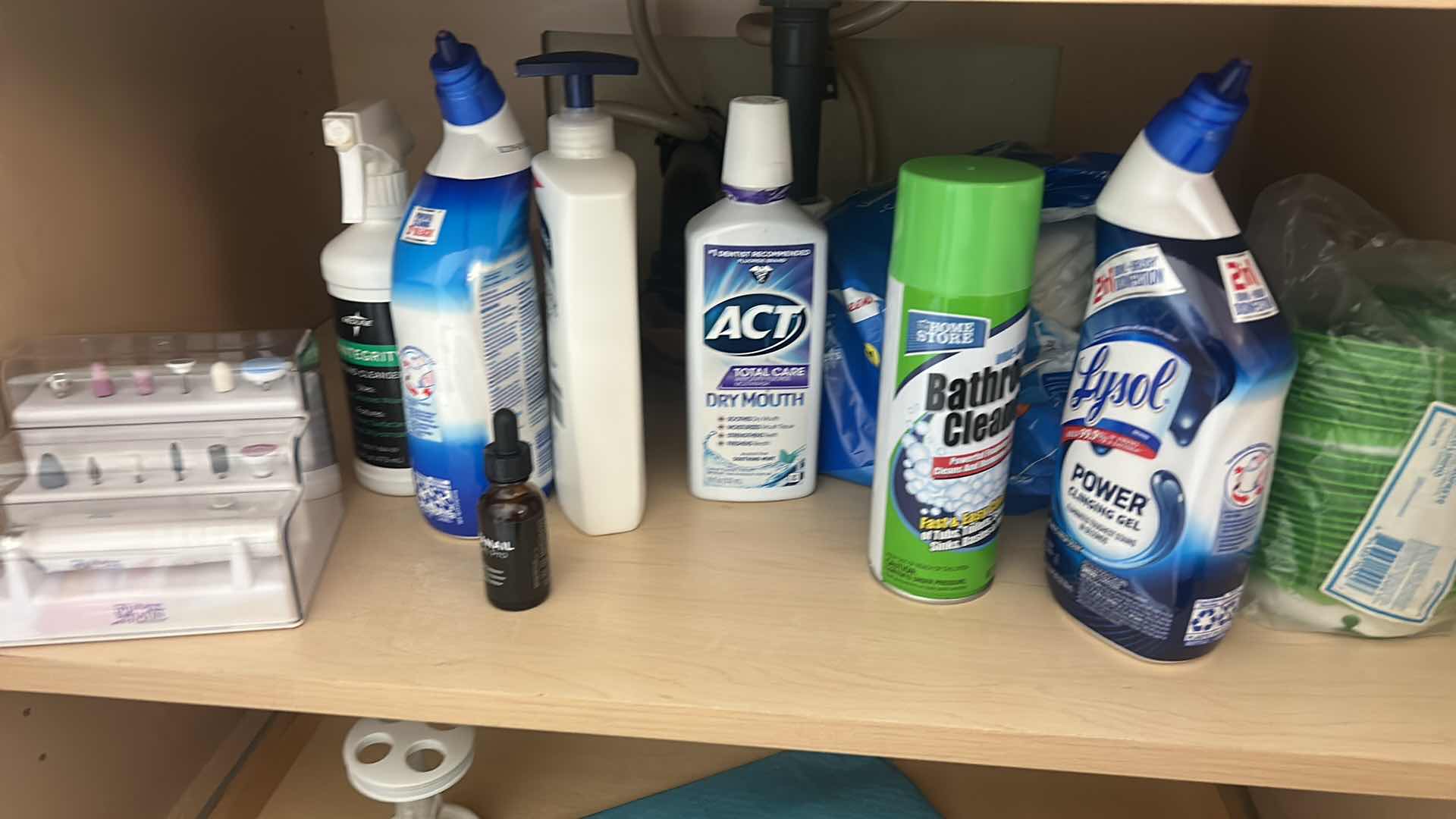 Photo 1 of CONTENTS OF CUPBOARD IN BATHROOM