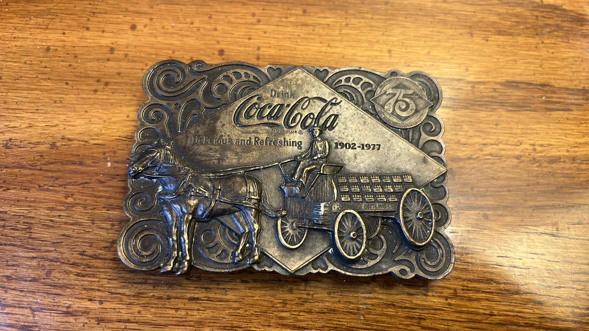 Photo 1 of VINTAGE METAL COCA COLA BELT BUCKLE
