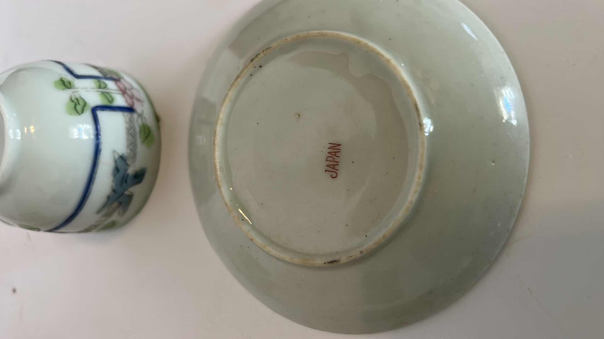 Photo 1 of 3 PORCELAIN TEACUPS AND SAUCERS