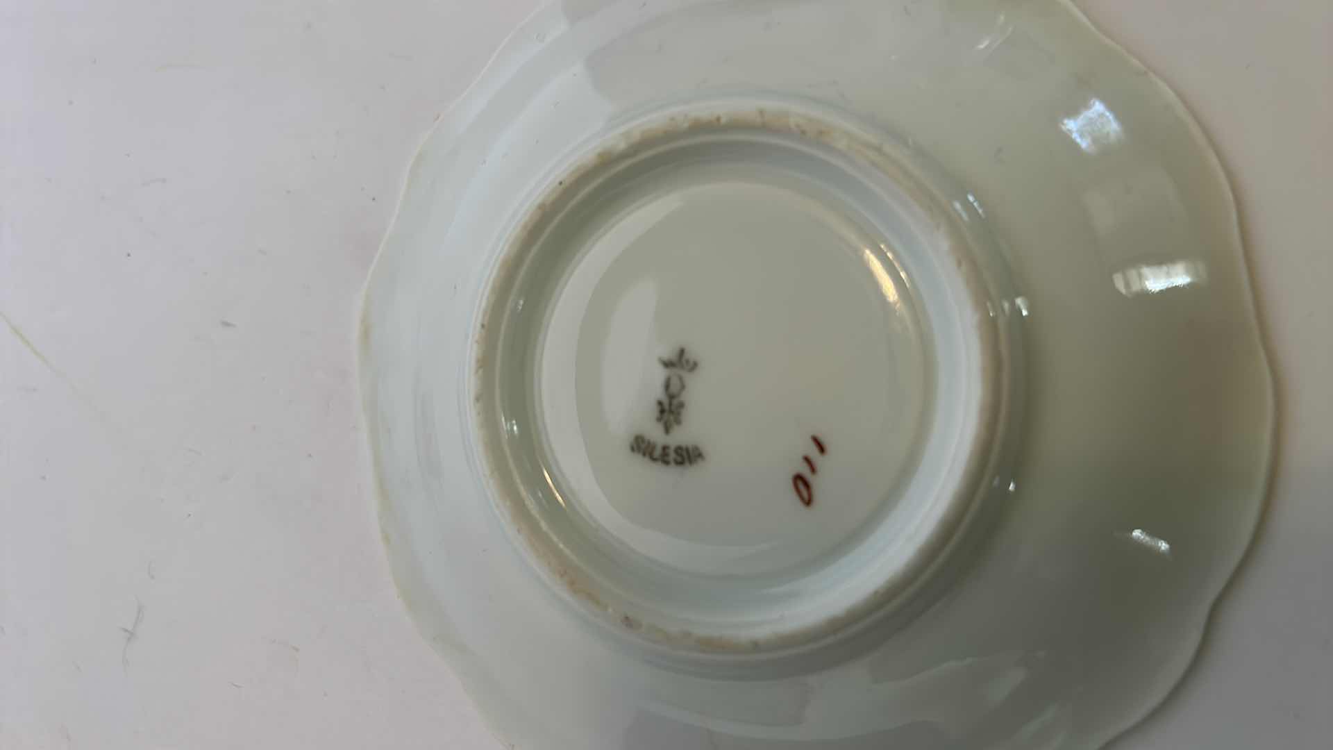 Photo 1 of 3 PORCELAIN TEACUPS AND SAUCERS