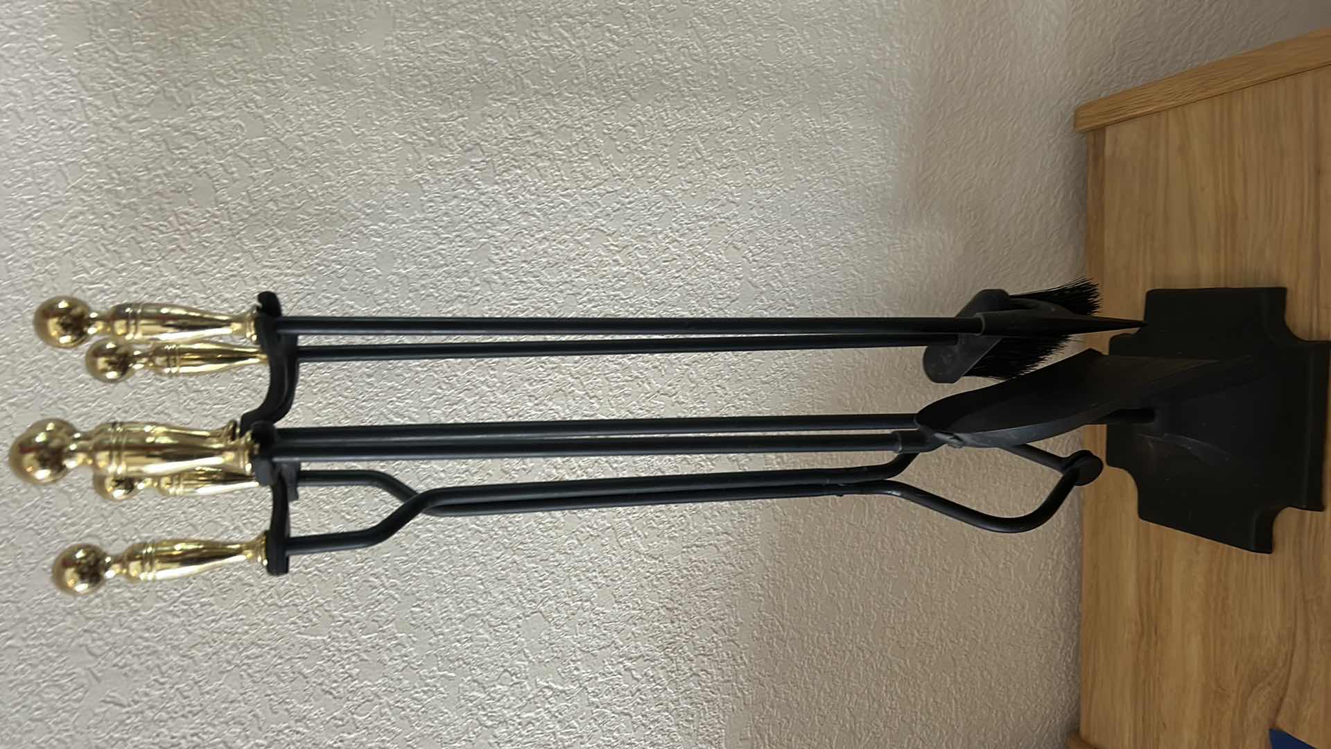 Photo 1 of HEAVY METAL FIREPLACE UTENSILS H32”