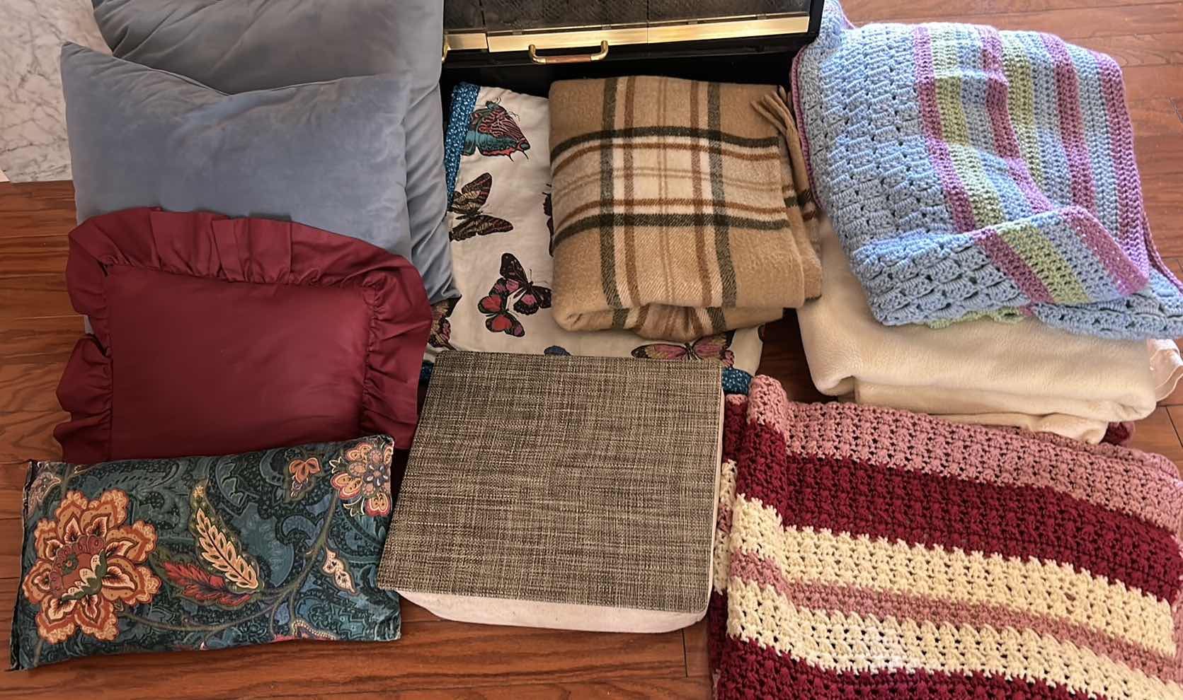 Photo 1 of AFGHANS, PILLOWS AND MORE