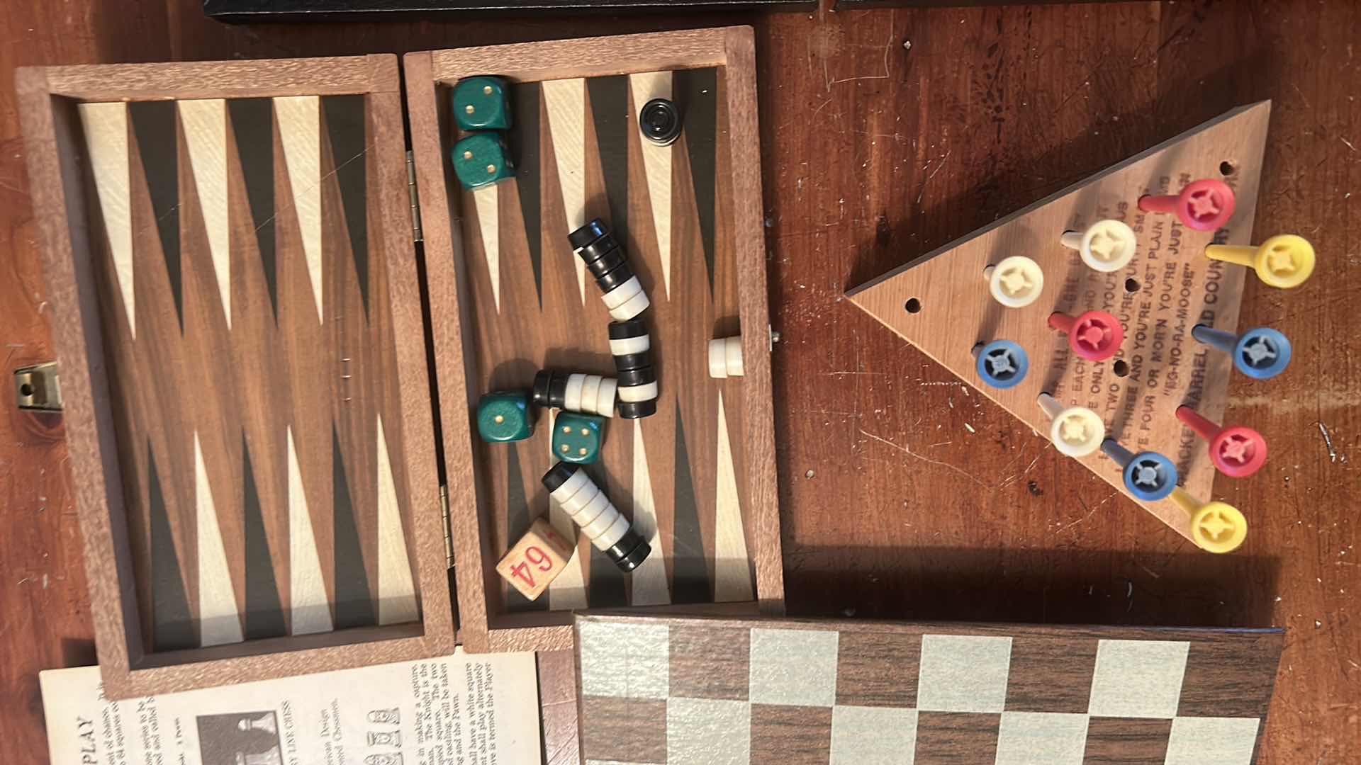 Photo 1 of BOARD GAMES ASSORTMENT- CHESS, CHECKERS AND MORE