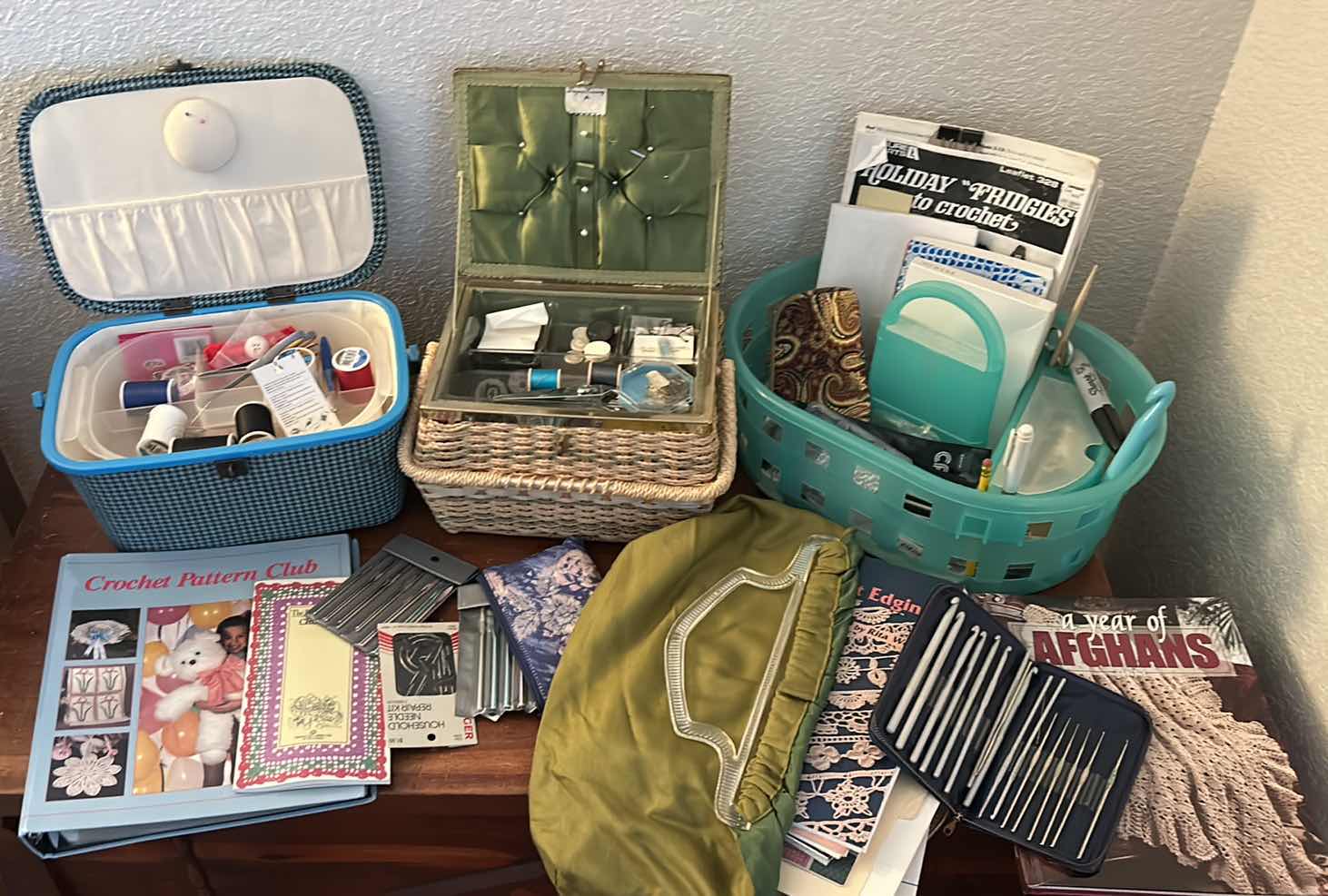 Photo 1 of CROCHET, KNITTING AND SEWING SUPPLIES