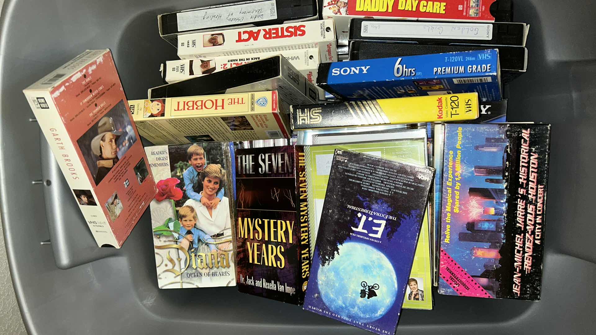 Photo 1 of LARGE TOTE FULL OF VHS MOVIES