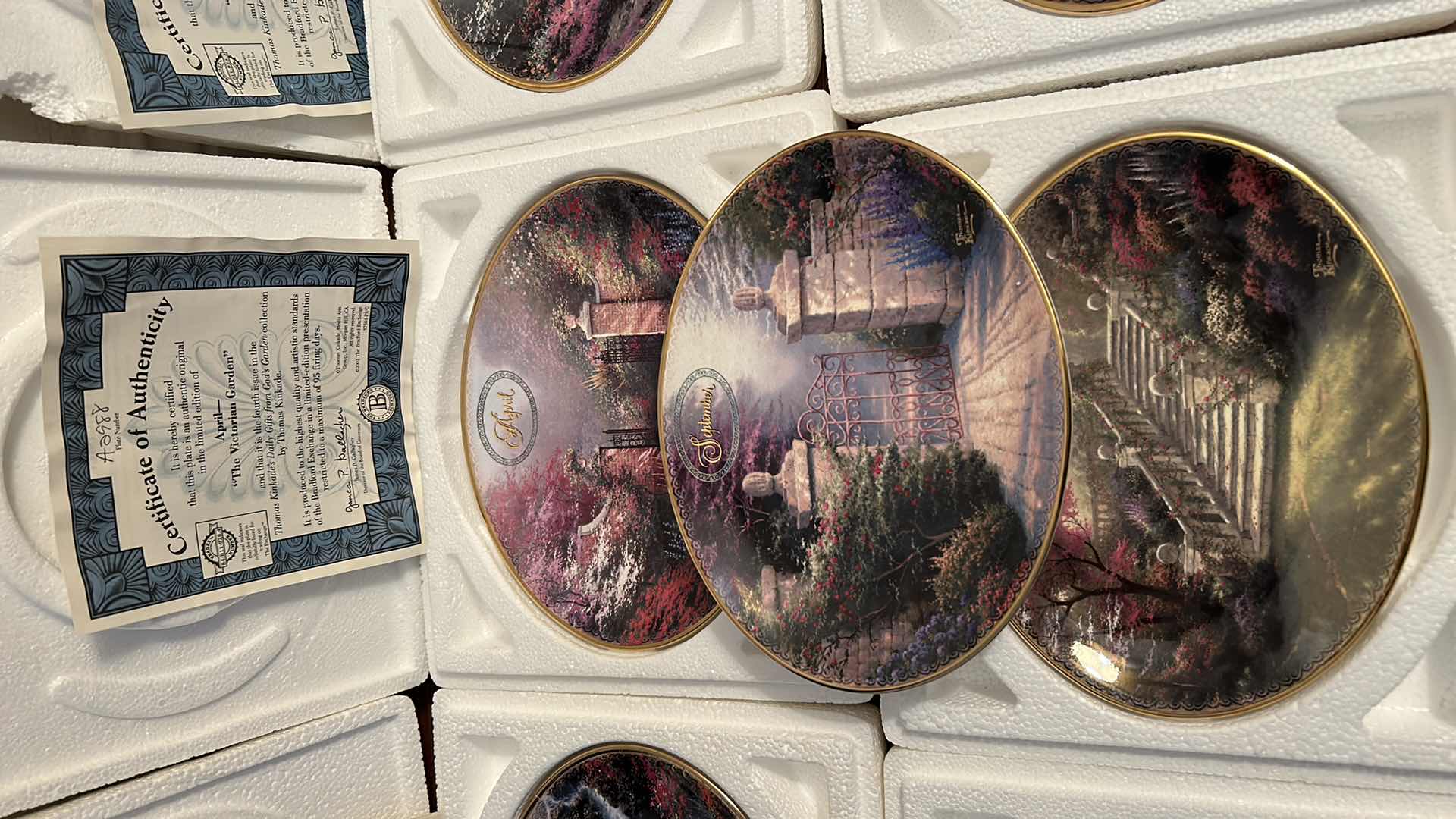 Photo 1 of 7 COLLECTIBLE PLATES WITH COA